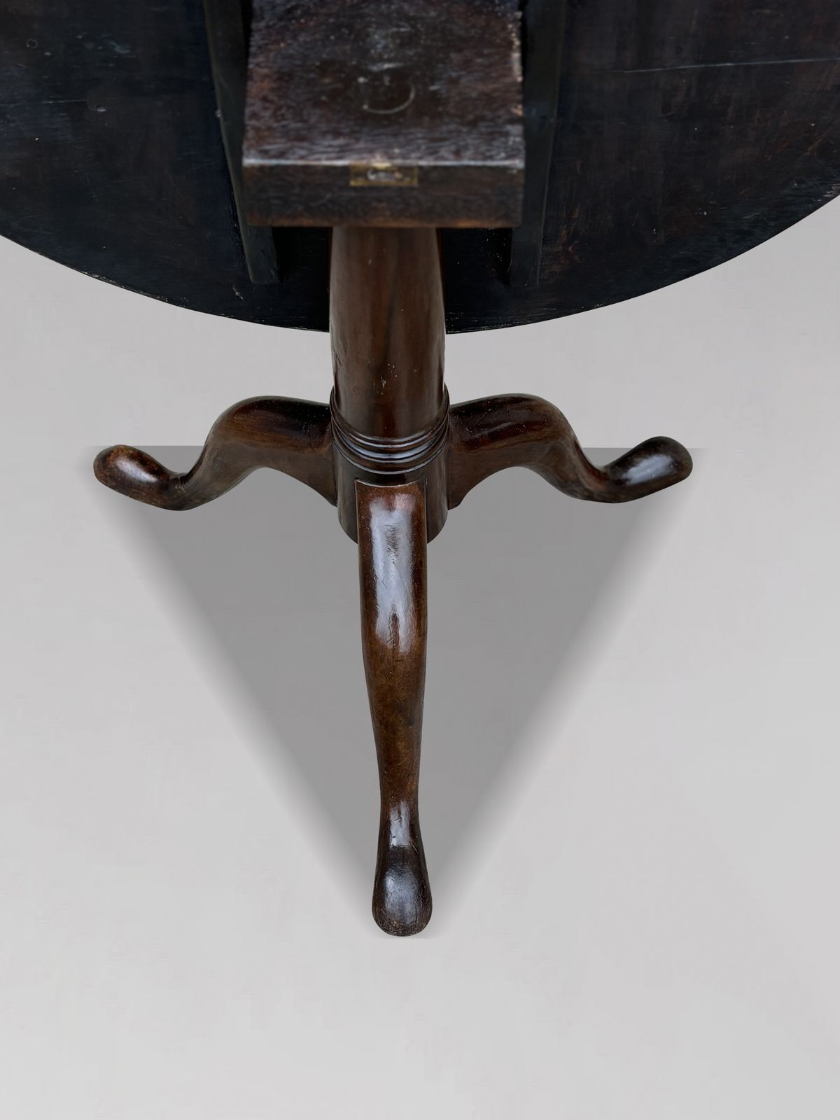 18th Century George III Period Mahogany Tilt Top Tripod Table photo Furniture