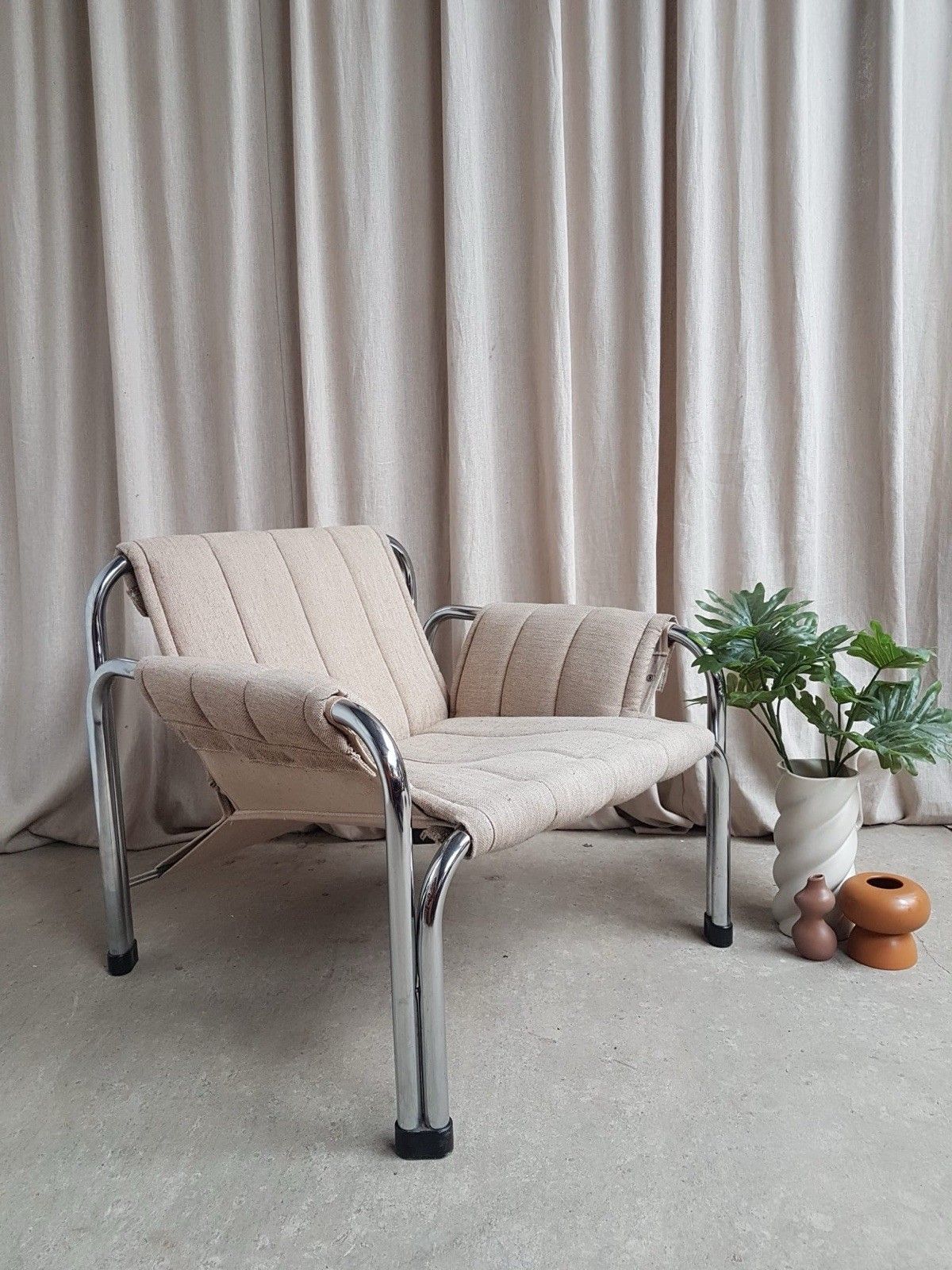 Vtg Mid Century Lounge Chair Armchair By Viliam Chlebo For Kodreta Myjava R900