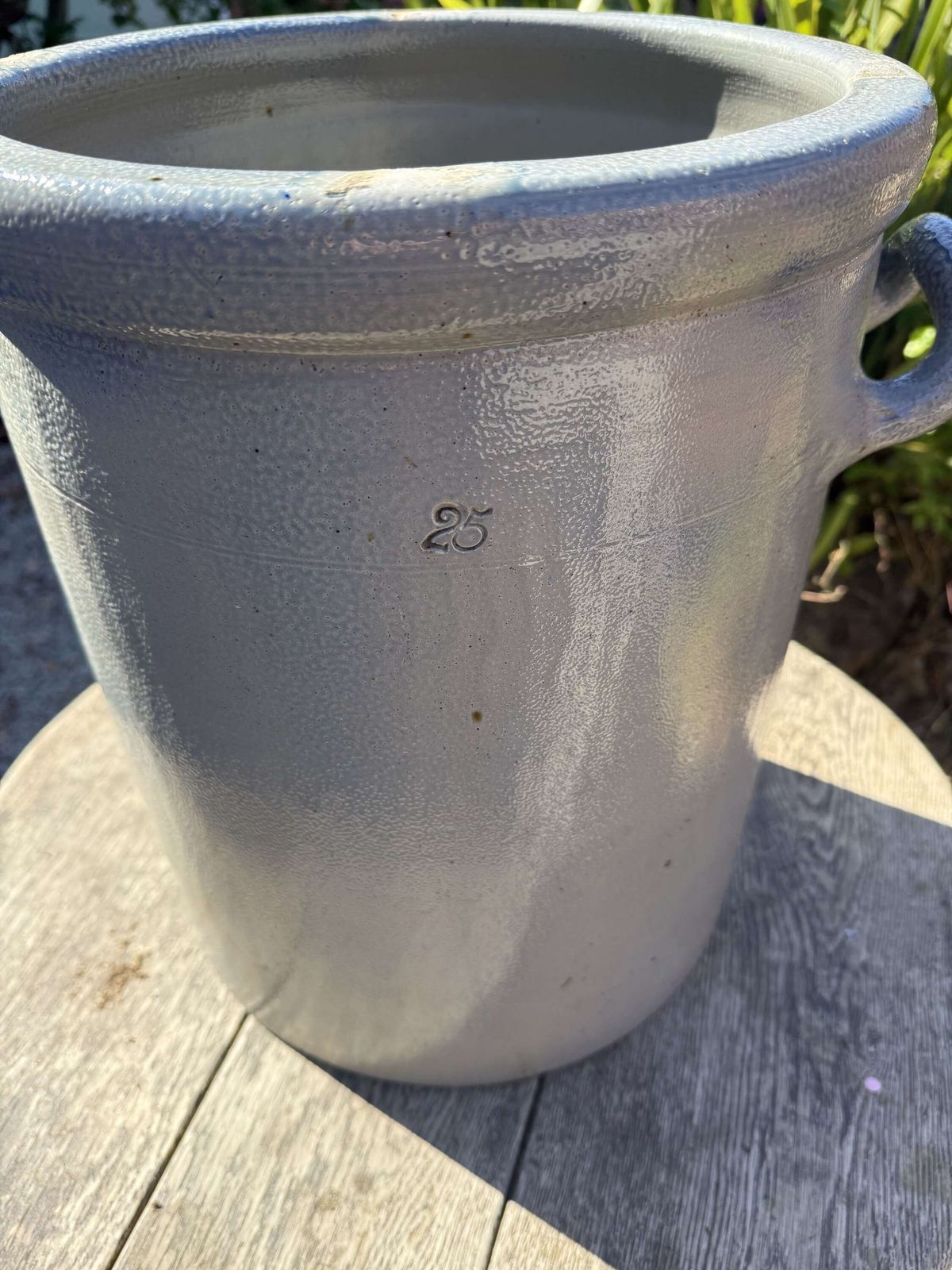 Large French 25 Ltr Confit Pot photo furniture