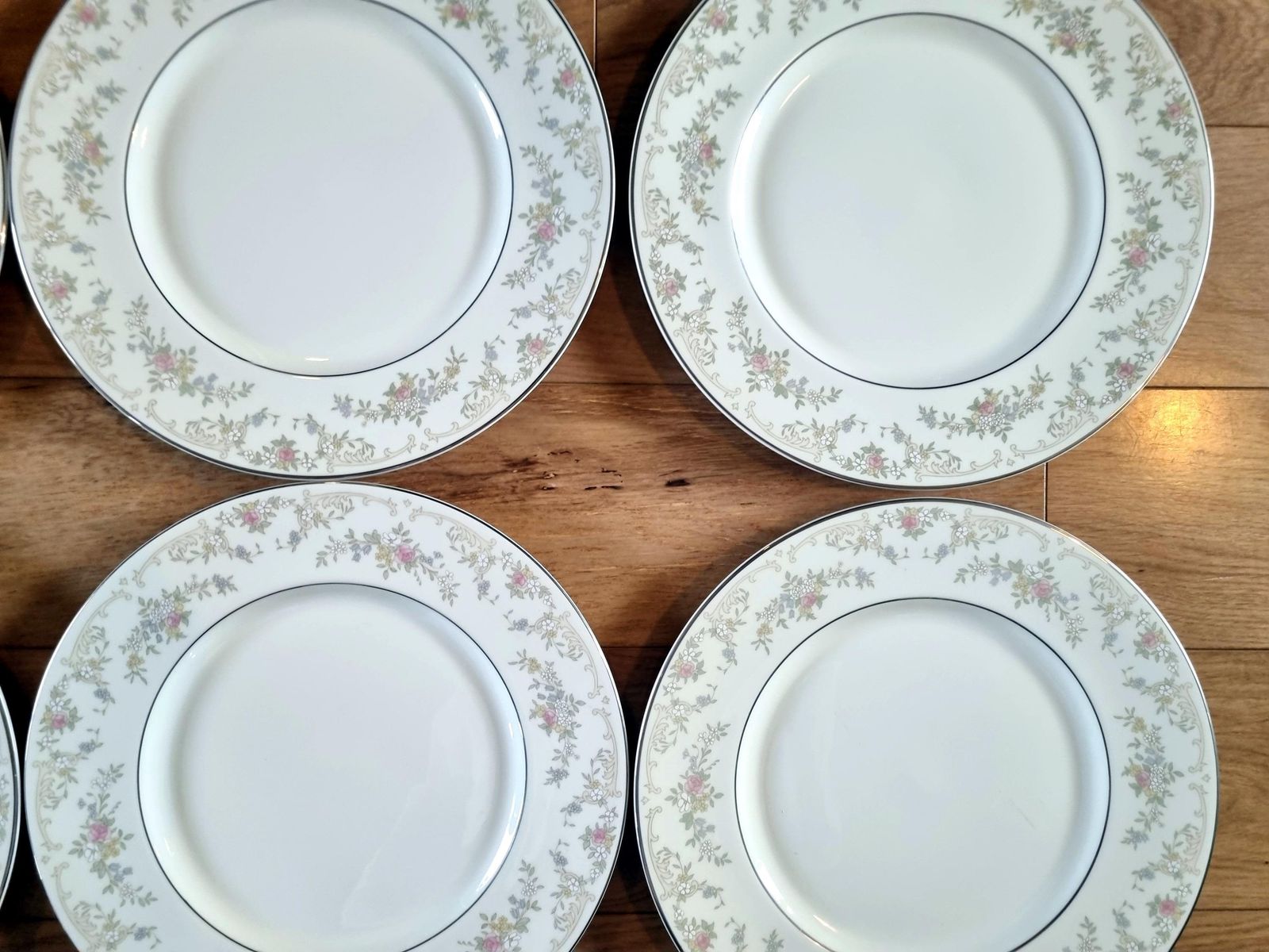 Royal Doulton Dinner Plates Romance Collection Diana Tableware, Set Of 6 Dishes 10.5" 27cm, English Fine Bone China photo for sale