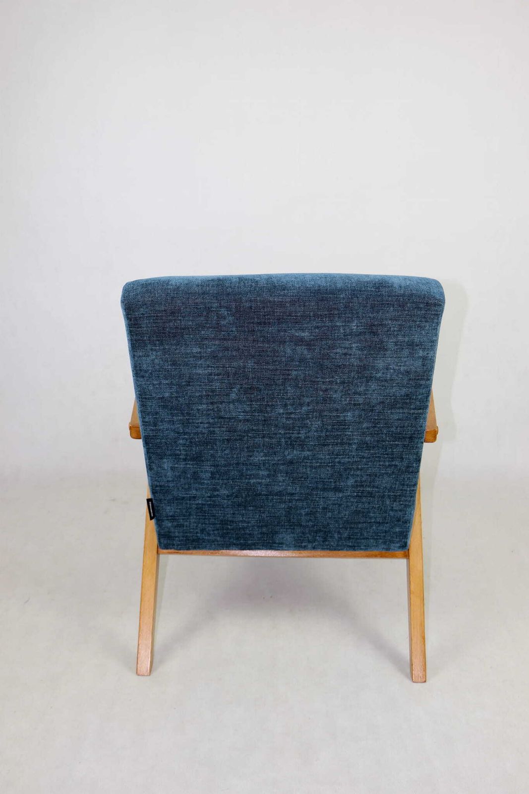 Armchair B 310 Var Blue Navy Structured photo vinterior