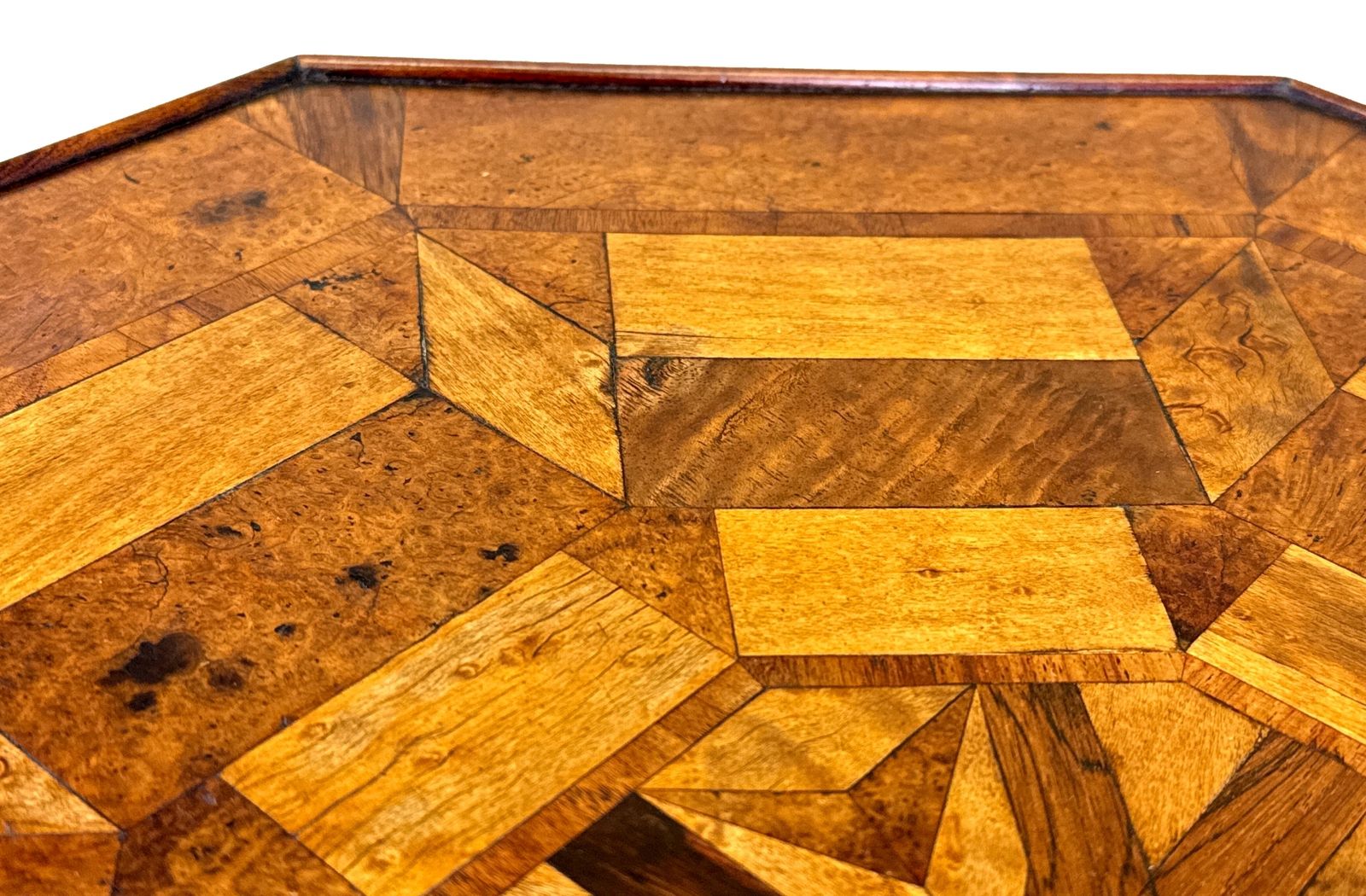19th Century Specimen Wood Top Occasional Table (England, Circa 1840) photo vinterior
