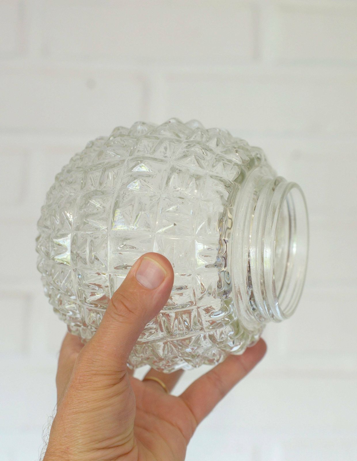photo for sale Vintage Wall Lamp / Set Of 3 / Ceiling Light / Mid Century / Sconces / Yugoslavia 1960's / Ceiling Light Cover