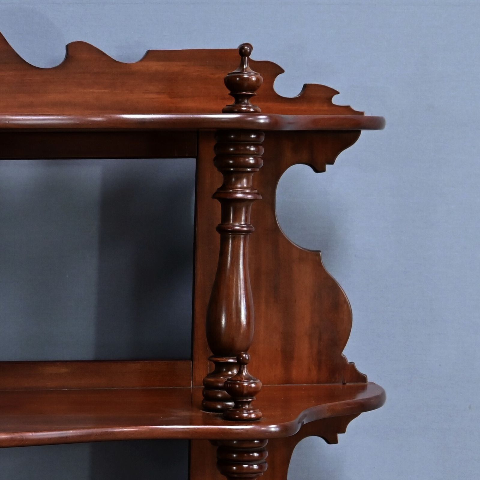 Mahogany Wall Shelf, Louis Philippe Period – Mid 19th Century photo vintage