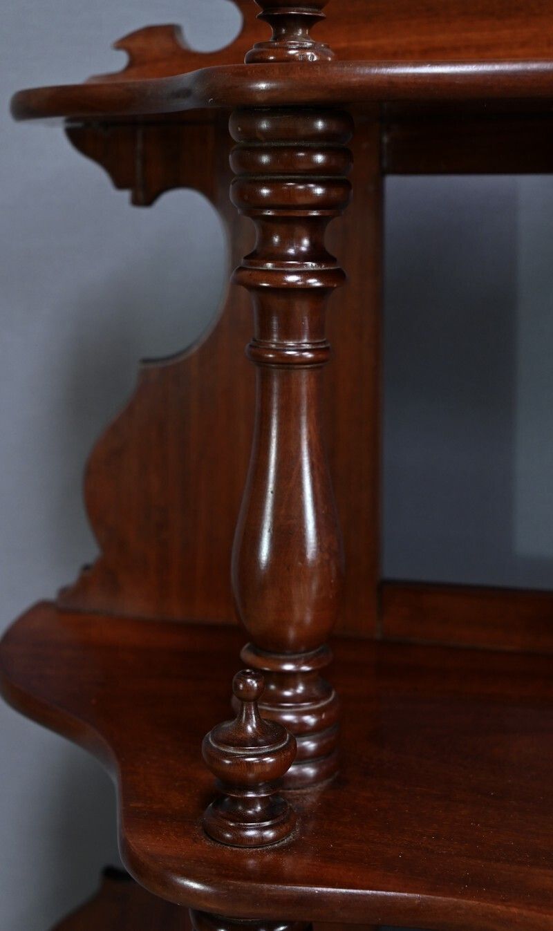 Furniture Mahogany Wall Shelf, Louis Philippe Period – Mid 19th Century photo