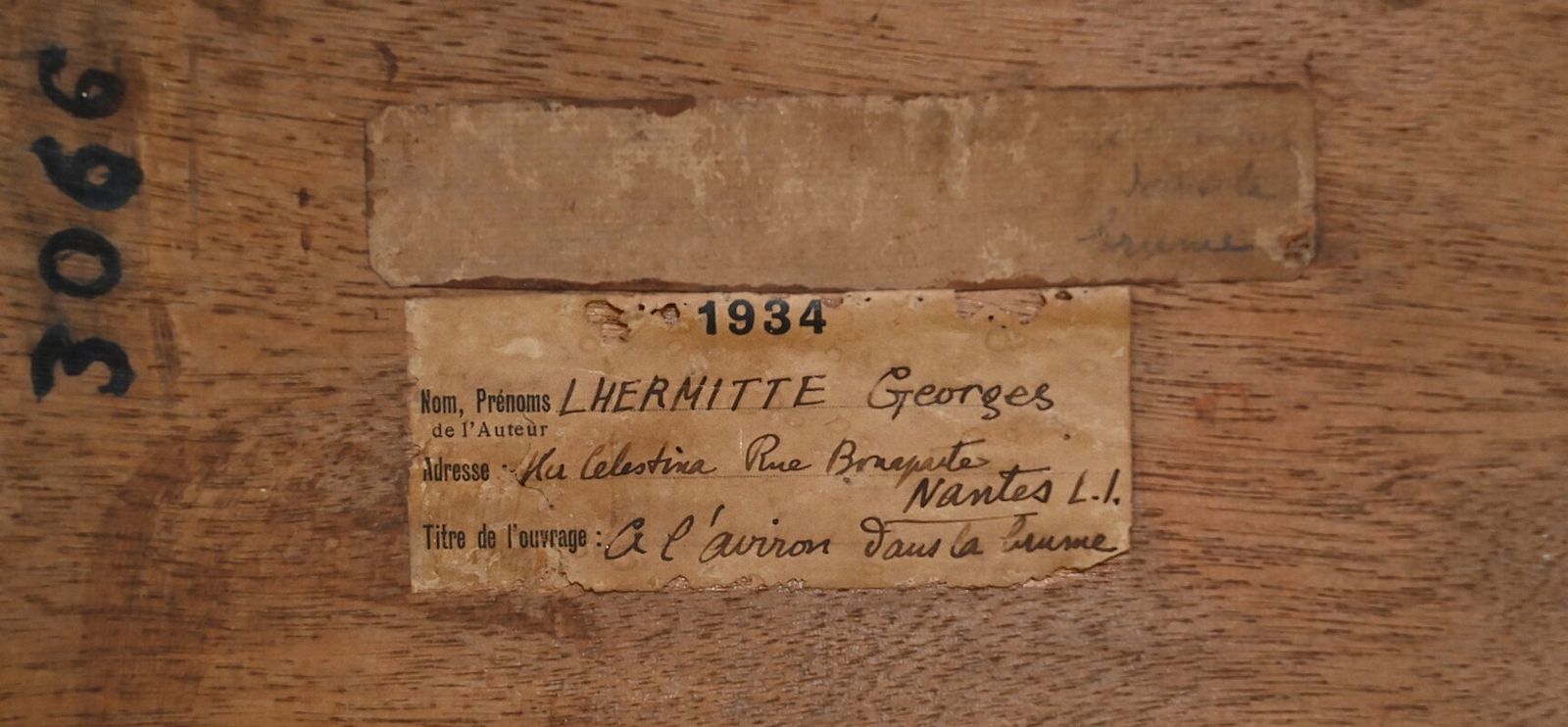 photo vinterior Painting “In The Mist” By G. Lhermitte – 1930