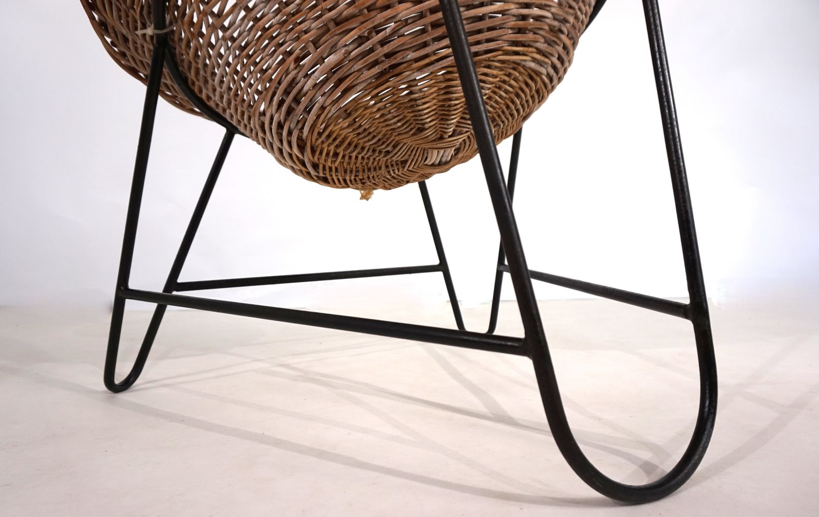photo vinterior Rattan Lounge Chair, 1960