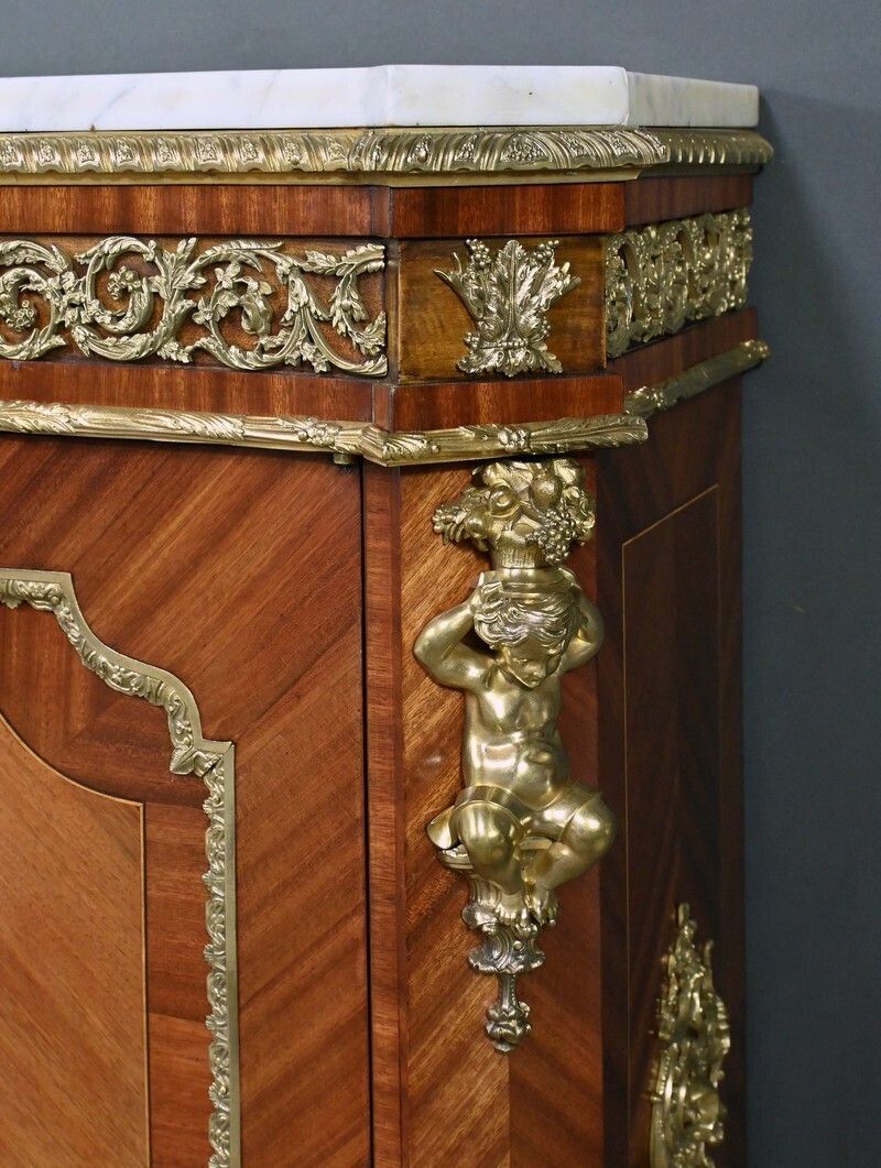 photo furniture Mahogany Sideboard, Napoleon III Period – 2nd Part Of The 19th Century