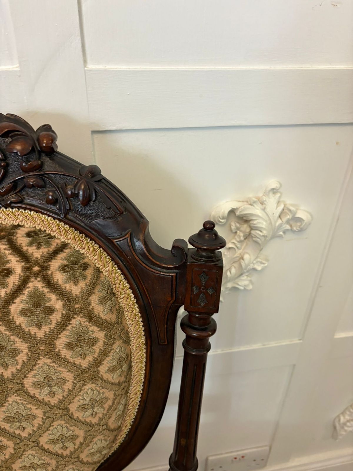 Exhibition Quality Antique 19th Century Carved  Walnut 9 Piece Suite photo Furniture