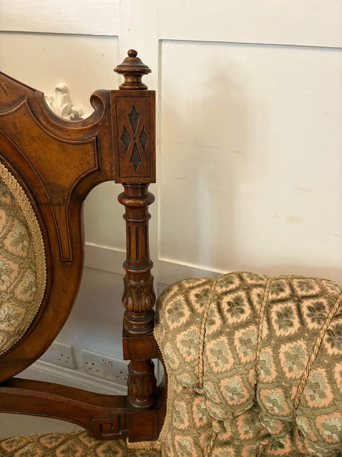Exhibition Quality Antique 19th Century Carved  Walnut 9 Piece Suite photo buy