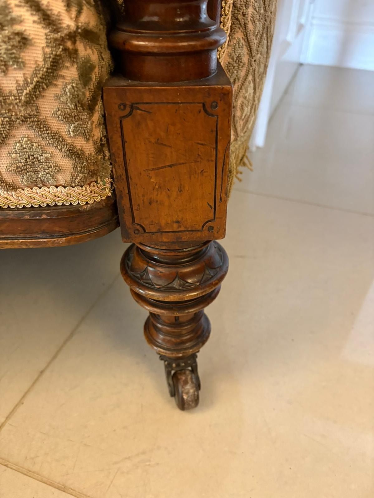 Furniture Exhibition Quality Antique 19th Century Carved  Walnut 9 Piece Suite photo