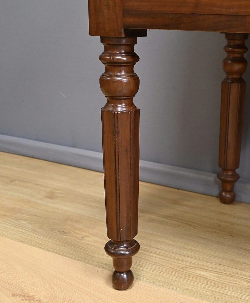 Furniture Mahogany Cylinder Desk, Restoration Period – Part 1 Of The 19th Century photo