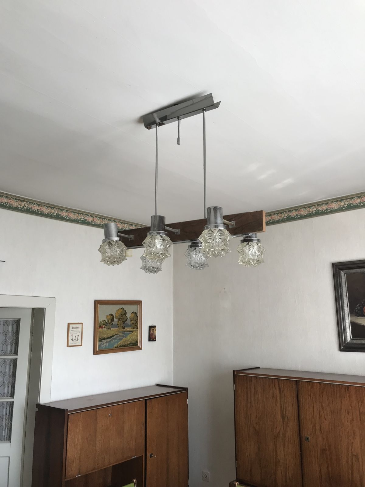Vintage Chandelier From German In The Style Of Kalmar, 1960s photo for sale