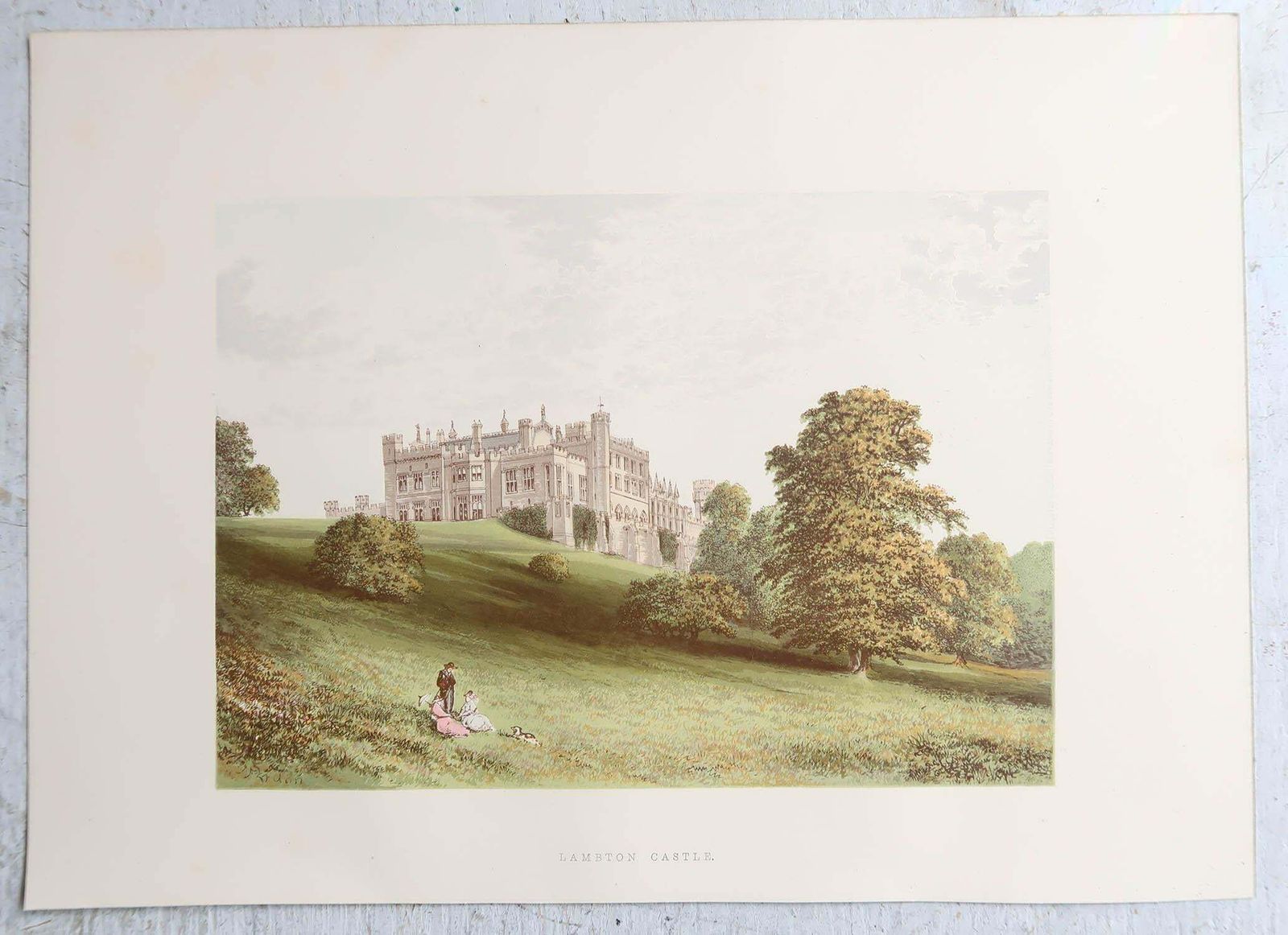 Set Of 10 Original Antique Prints Of British Castles, C.1880 photo 165.0