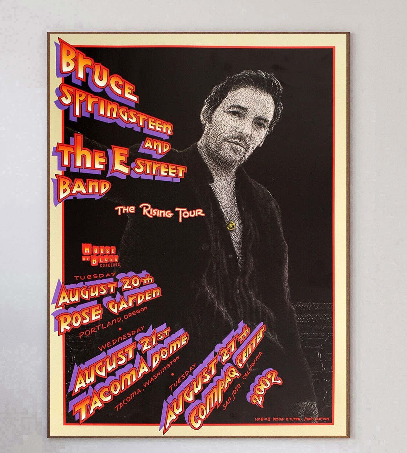 Bruce Springsteen & The E Street Band   The Rising Tour " Original Vintage Poster" photo 230.0
