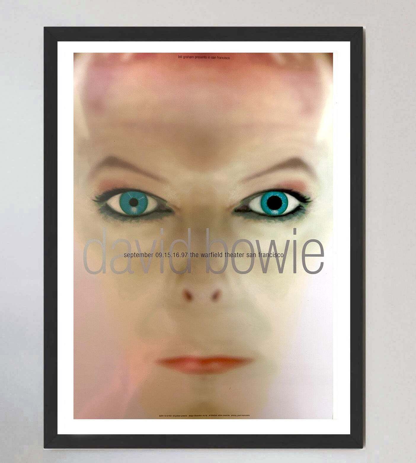 David Bowie   San Francisco" Original Vintage Poster" photo furniture