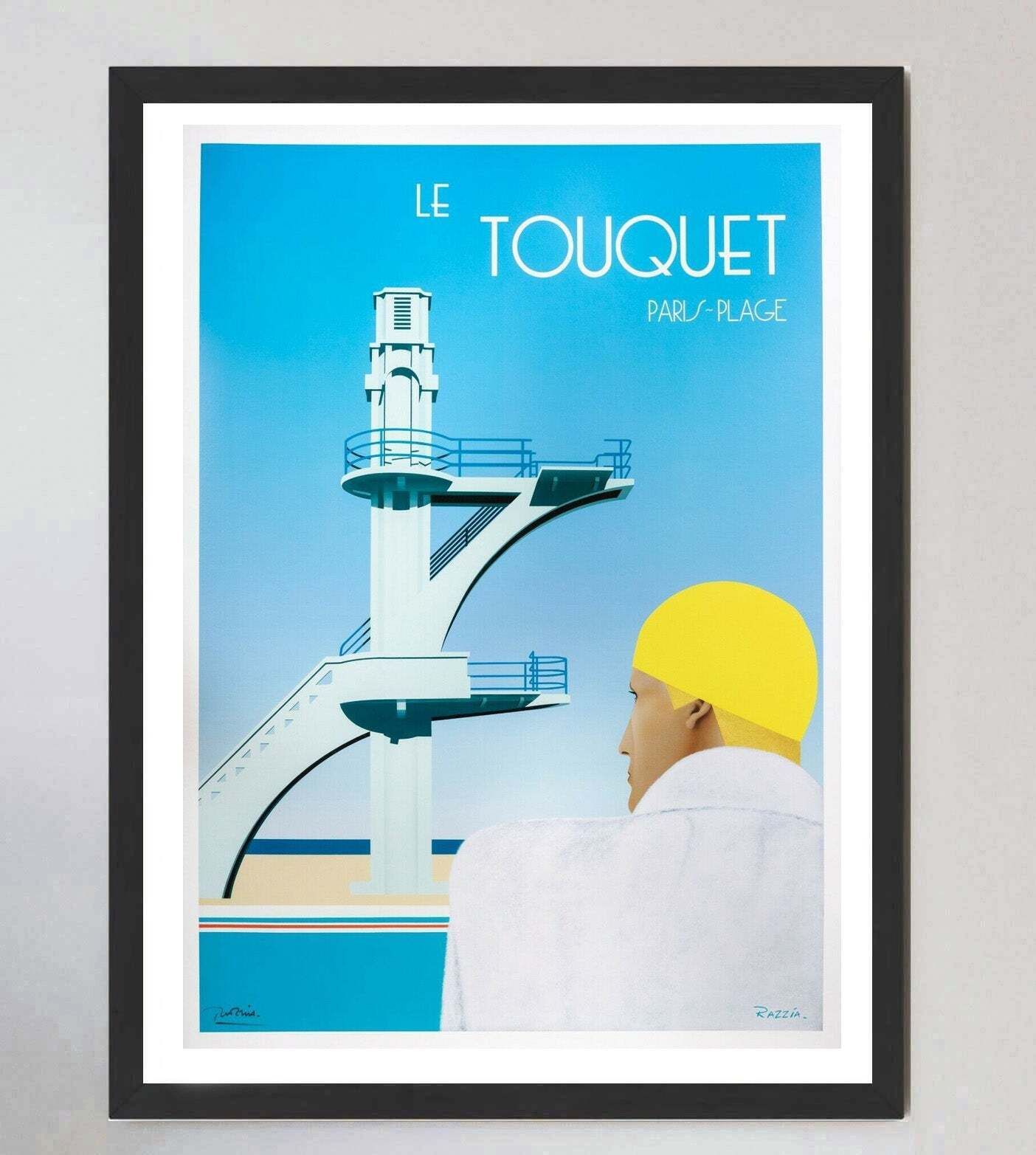 Le Touquet Paris   Plage" Original Vintage Poster" photo furniture