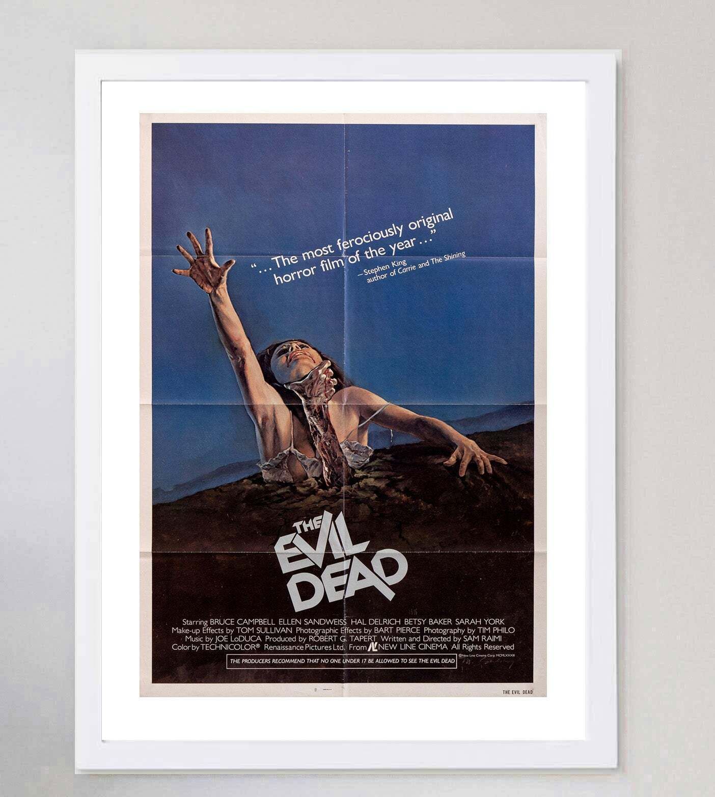 The Evil Dead" Original Vintage Poster" photo for sale