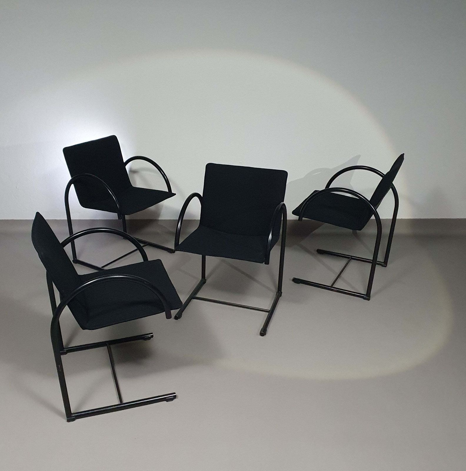 Cirkel Arm Chairs By Pierre Mazairac & Karel Boonzaaijer For Metaform 1980s photo vintage