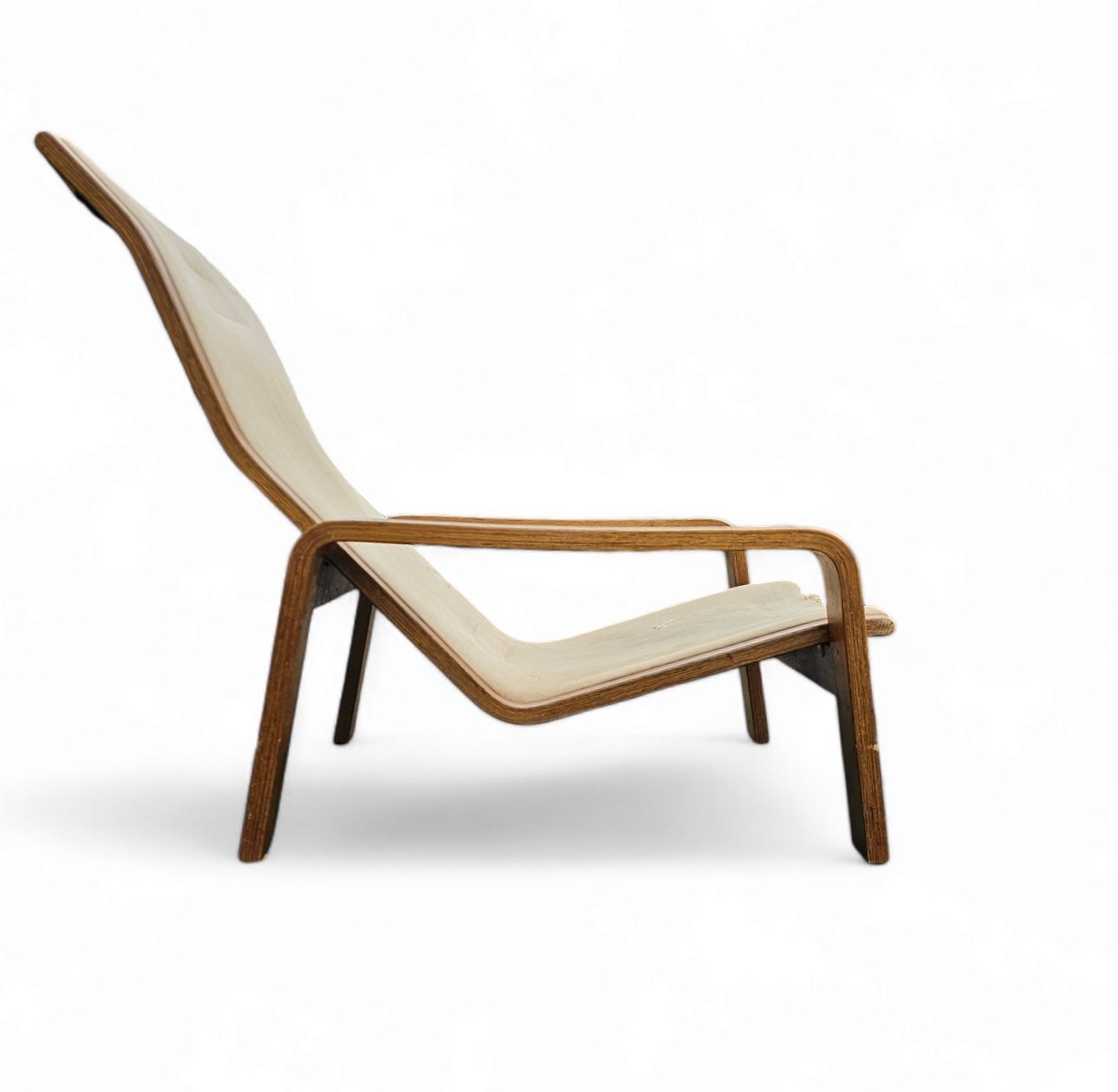 Mid Century Pulkka Lounge Chair By Ilmari Lappalainen For Asko, Finland, 1960s, Set Of 2 photo for sale