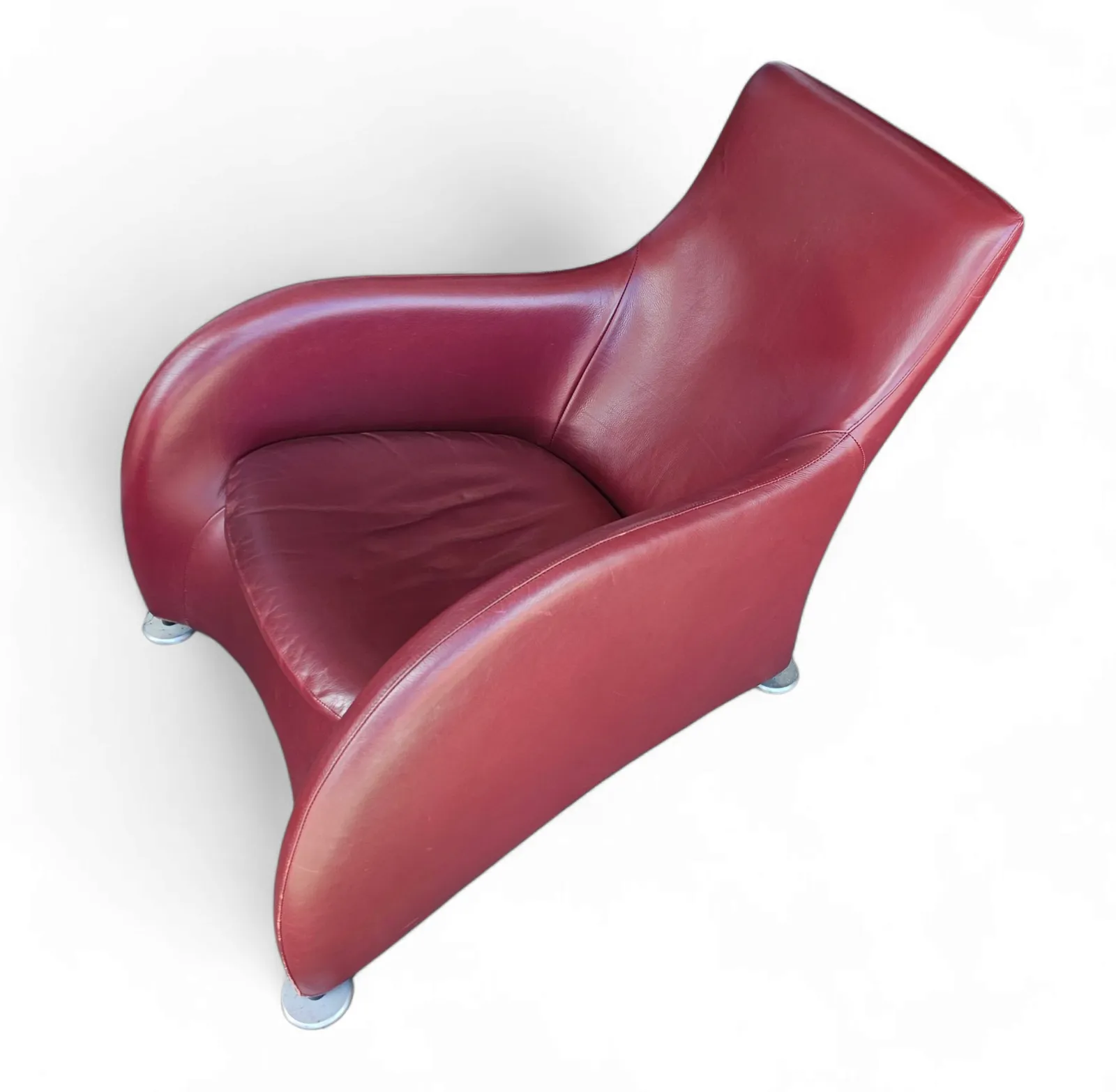 photo furniture Montis / Gerard Van Den Berg / 1990s / Burgundy Red Leather