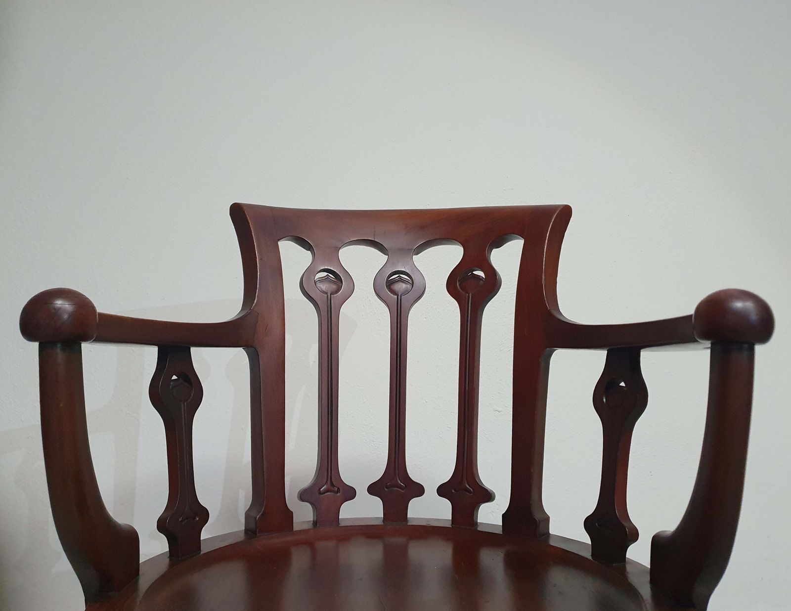 American Swivel Office Arm Chair 1930's photo furniture