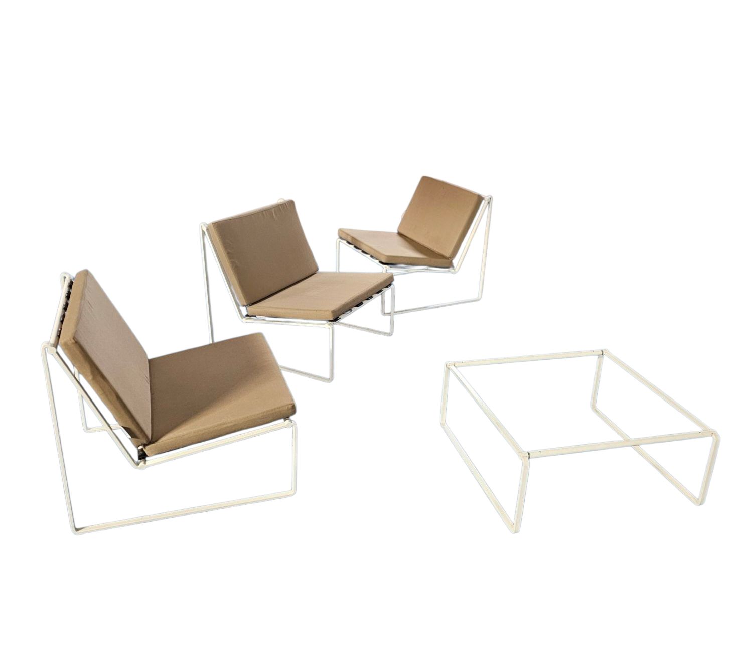 Kho Liang Ie 024 Set Lounge Chairs / Coffee Table / Artifort 1962 photo vintage