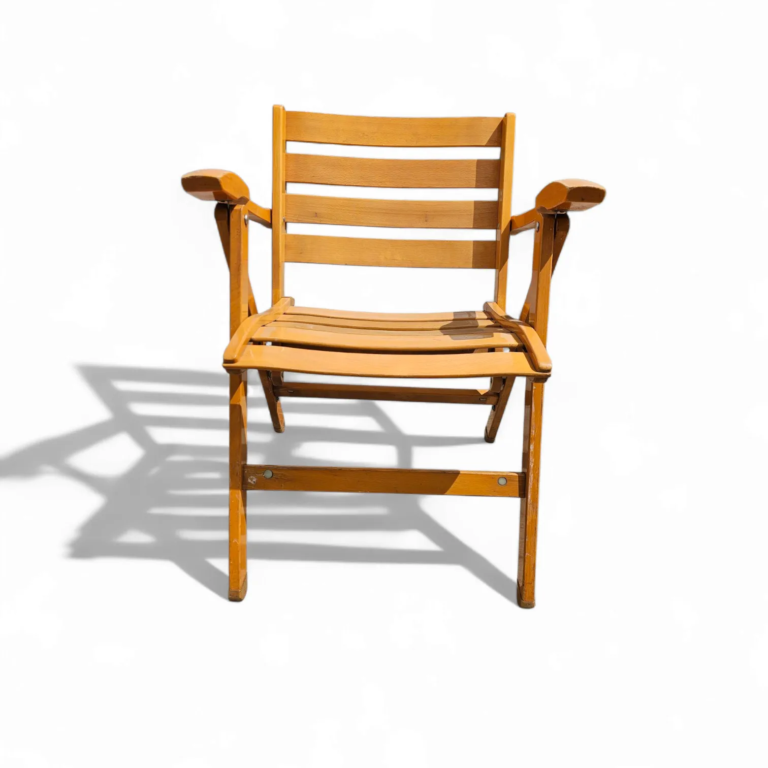 4 X Folding Chairs By Ico & Luisa Parisi For Reguitti, Italy, 1970s, photo for sale