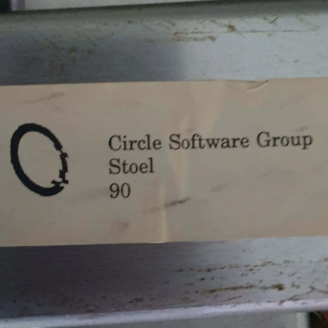 2 X Very Rare Nimbus 2103 Gispen Chair / Circle Software Group 1983 / Peter De Boer photo 740.0