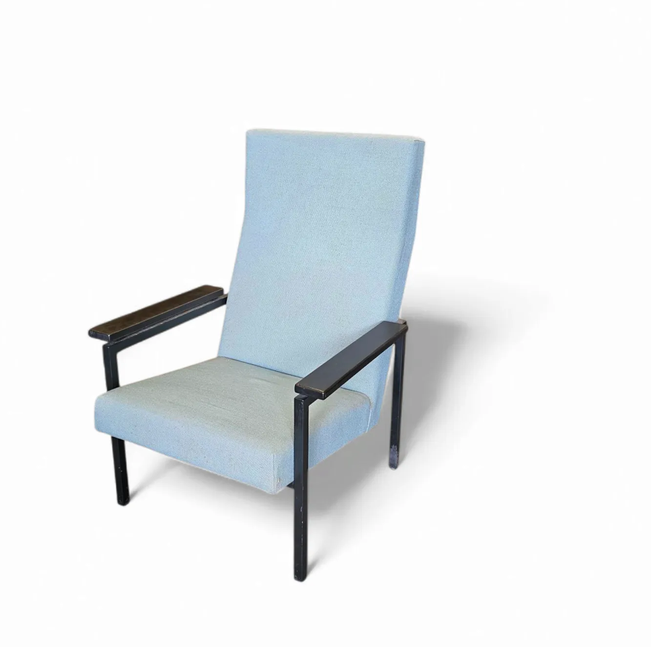 Model 30 / Gijs Van Der Sluis High Back Arm Chair / 1950s photo for sale