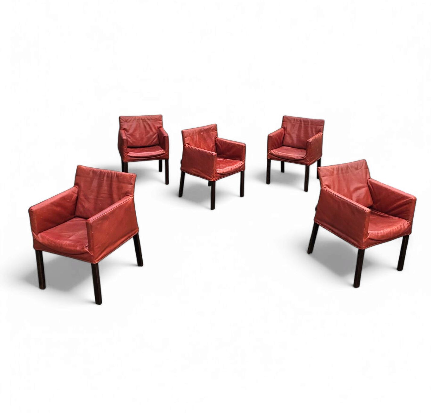 Set Of 5 Gerard Van Den Berg 'Fellini' Chairs For Label, 1990s