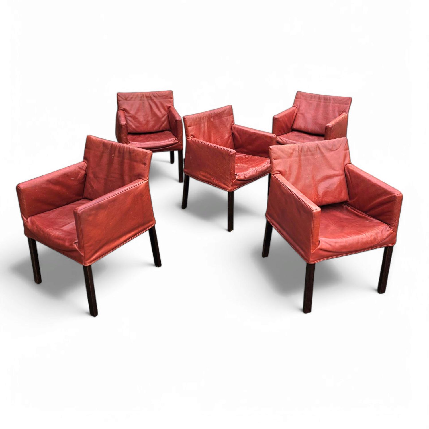 Set Of 5 Gerard Van Den Berg 'Fellini' Chairs For Label, 1990s photo vinterior