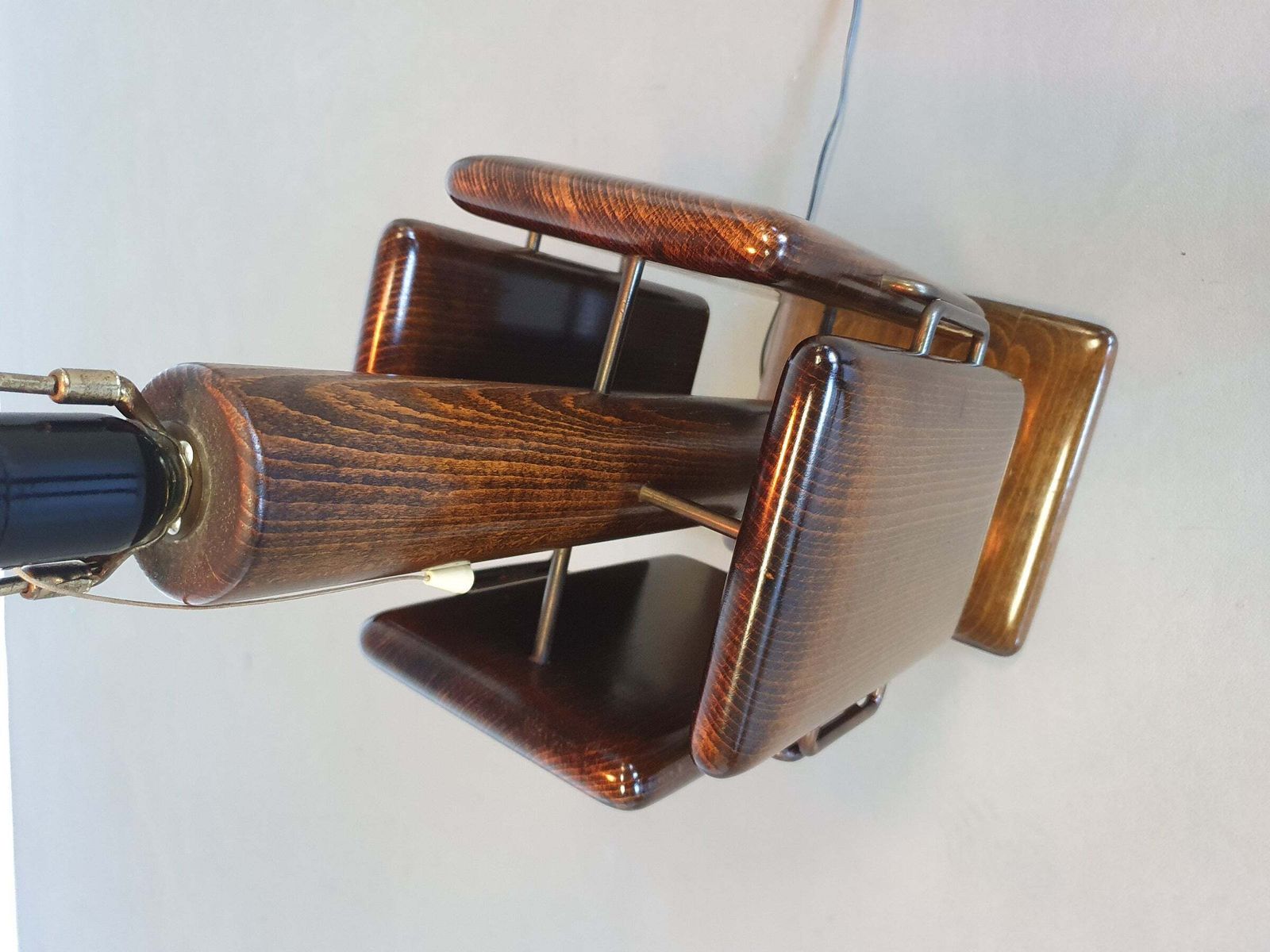 Large Brutalist Floorlamp 26 X 26 X 96 Cm Total Height. Mid Century Modern photo vinterior