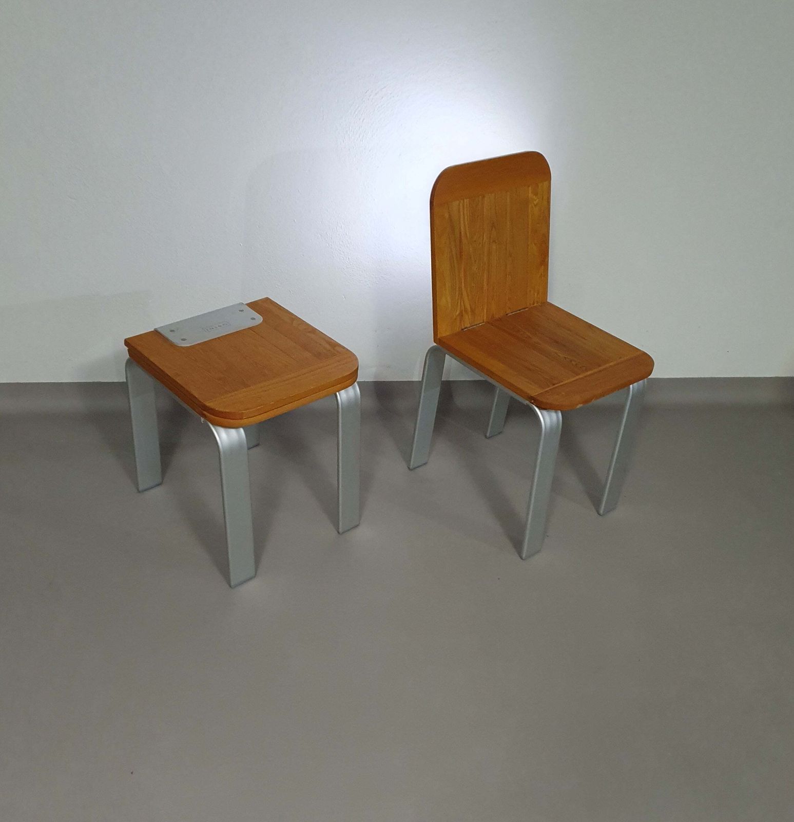 2 X Folding Chair By Nicolai Carels For Osini '90