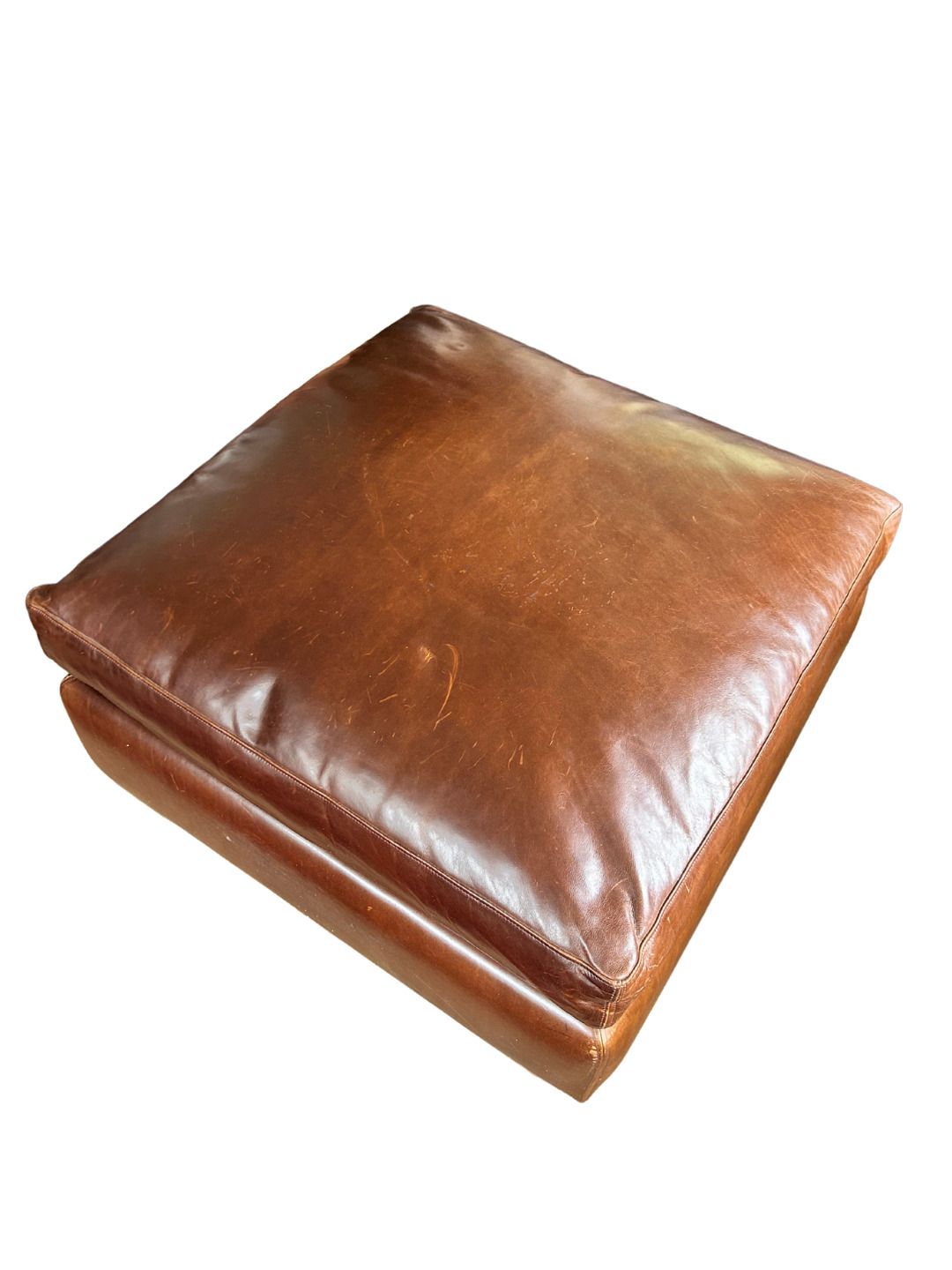Montauk 2008 Abc Leather Baroque Oversized Armchair photo for sale