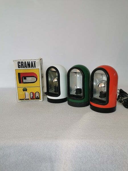 3 X Of Vintage Wall Lamps, Model Granat, By Fagerhult   1970s