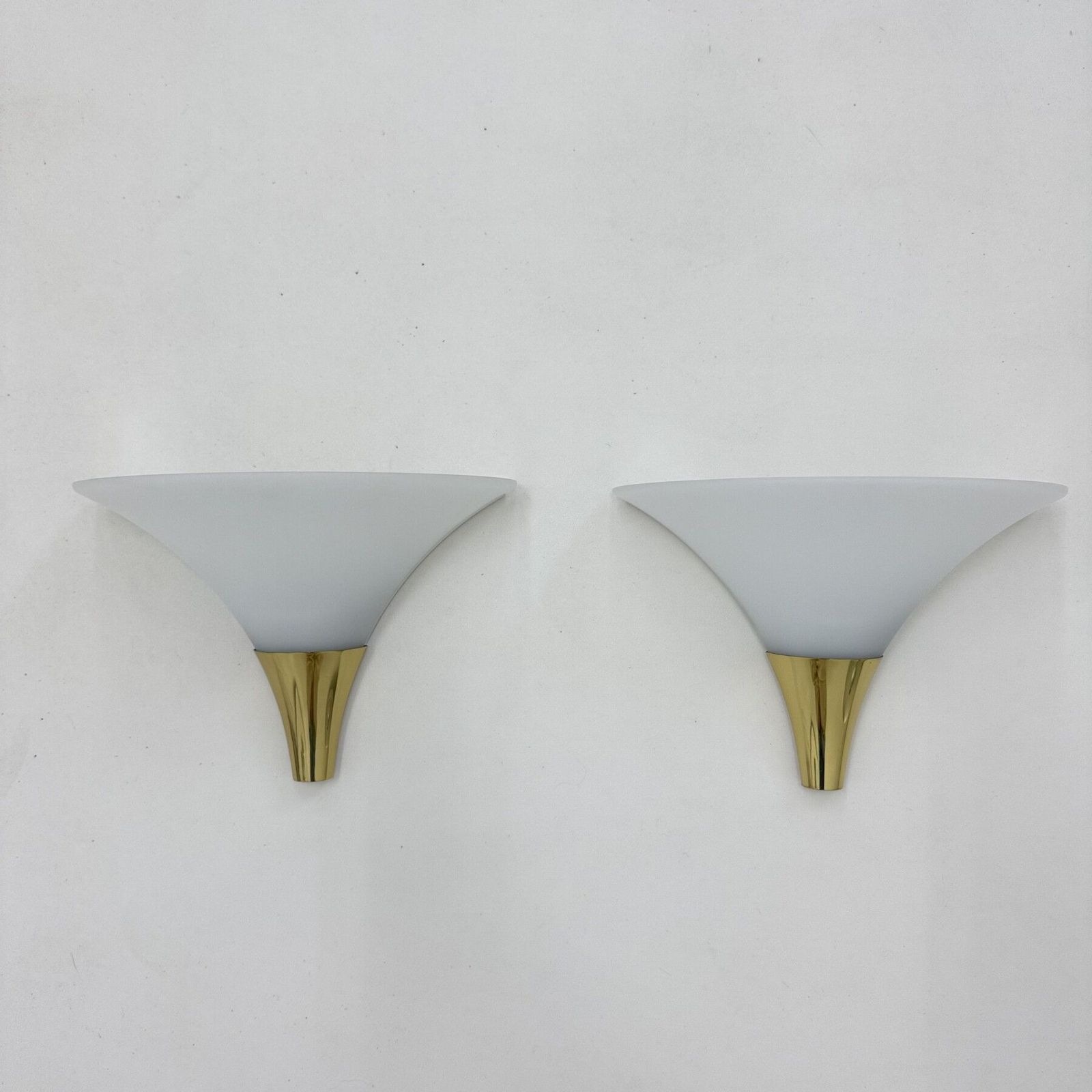 Paar Limburg Glashütte Wandlampen, Jaren 1970 photo furniture