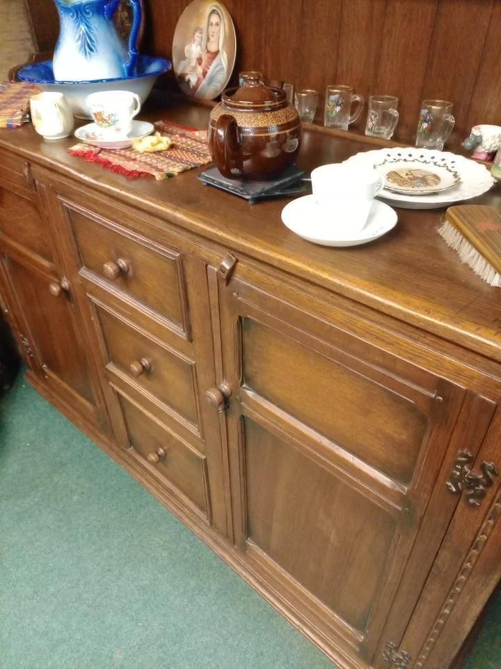 Old Welsh Dresser Reproduction Beautiful Piece photo furniture