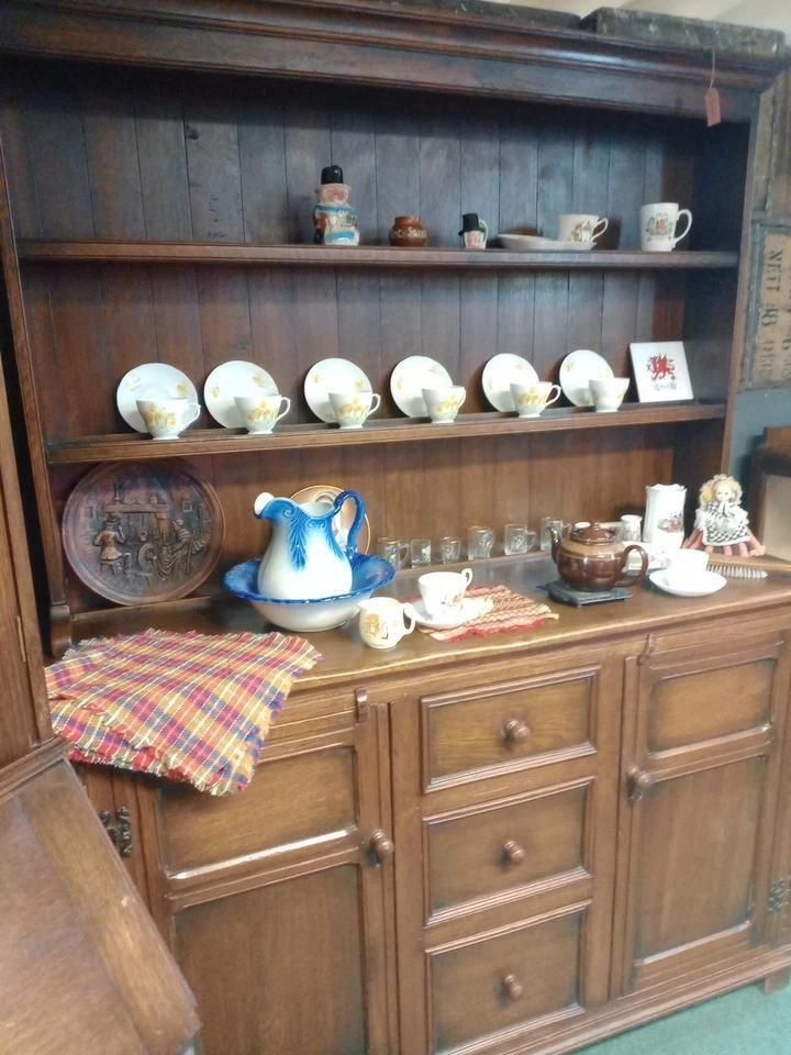 Old Welsh Dresser Reproduction Beautiful Piece photo for sale