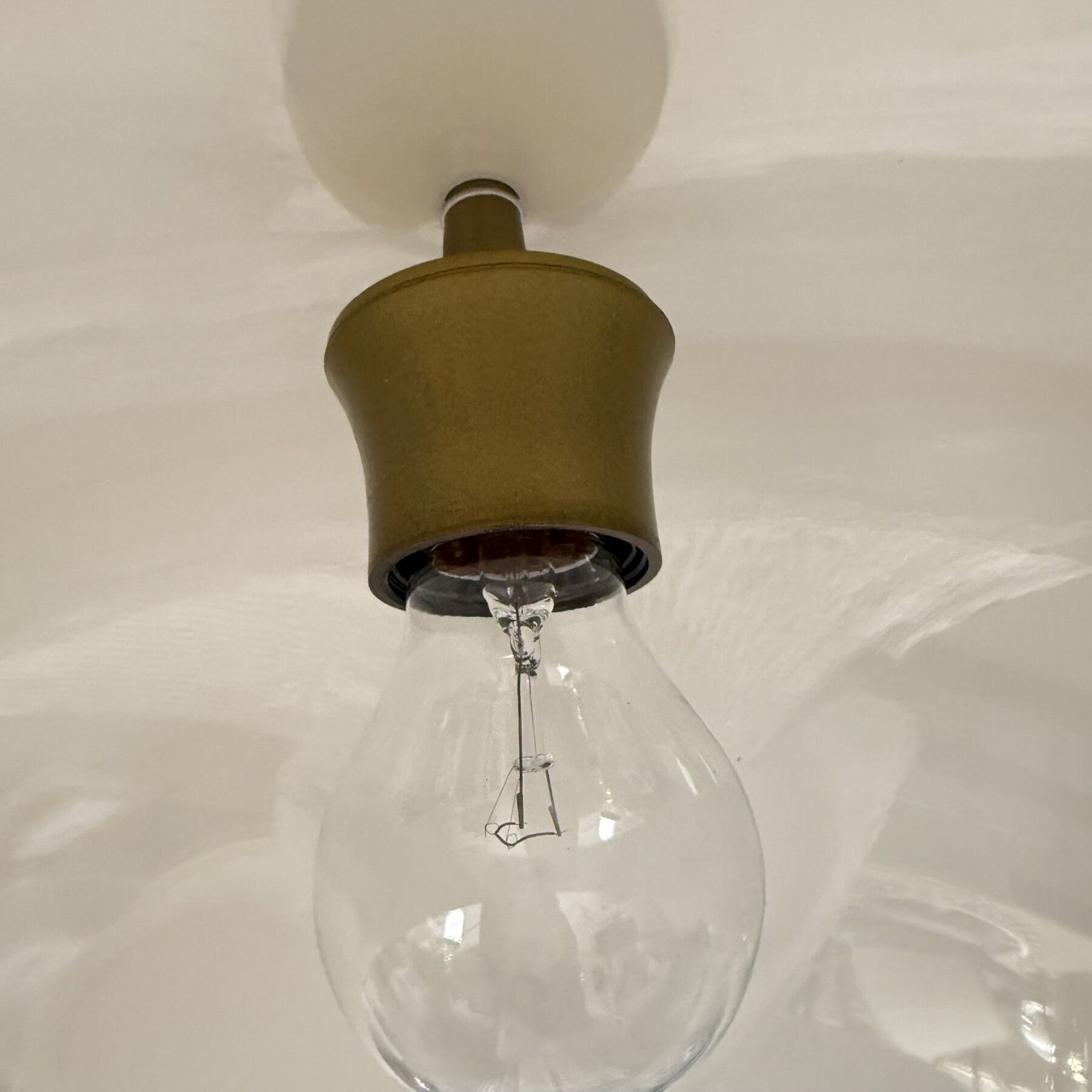 photo buy Mushroom Hanging Lamp Brown , 1970s