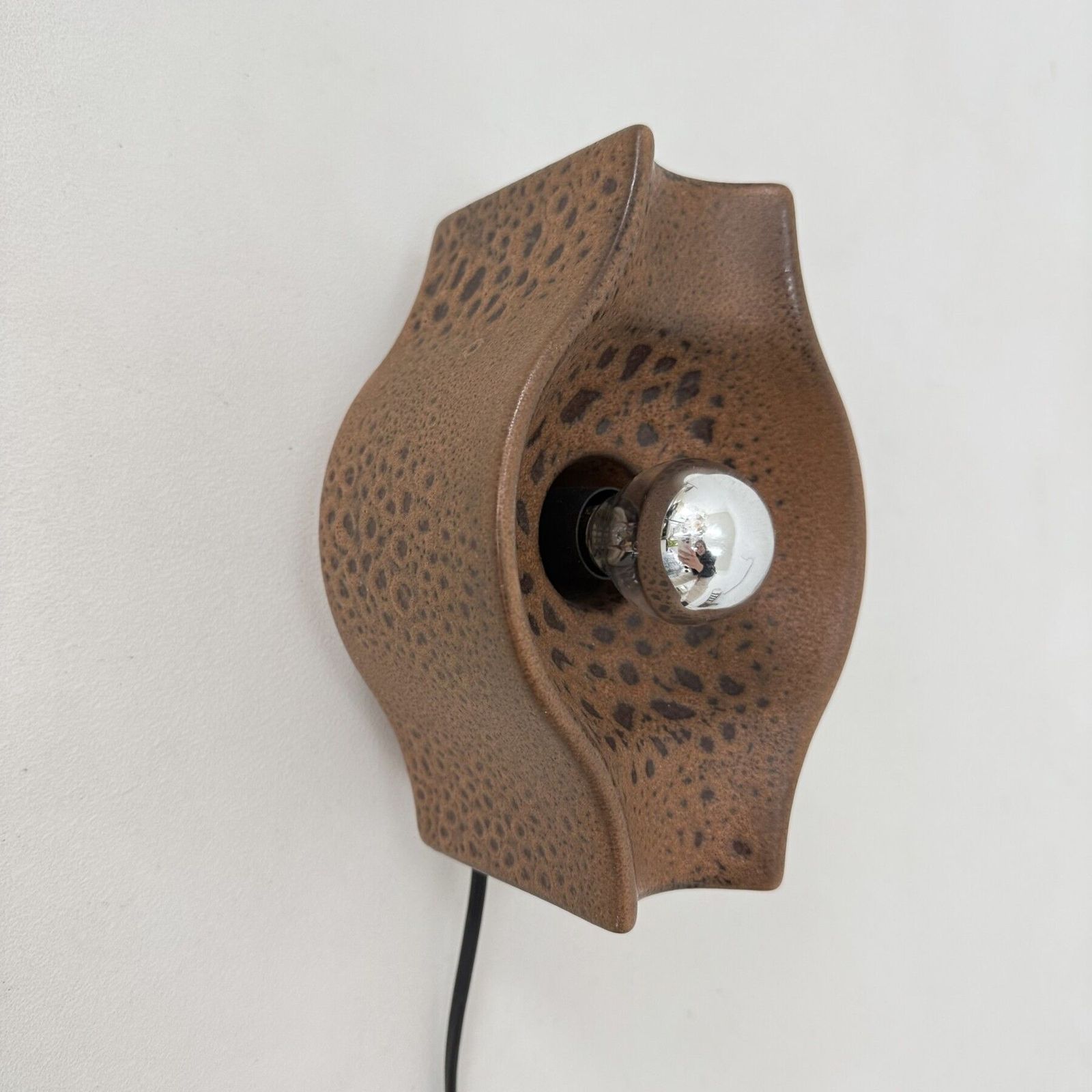 Vintage Ceramic Wall Lamp By Cari Zalloni , 1970s photo vinterior