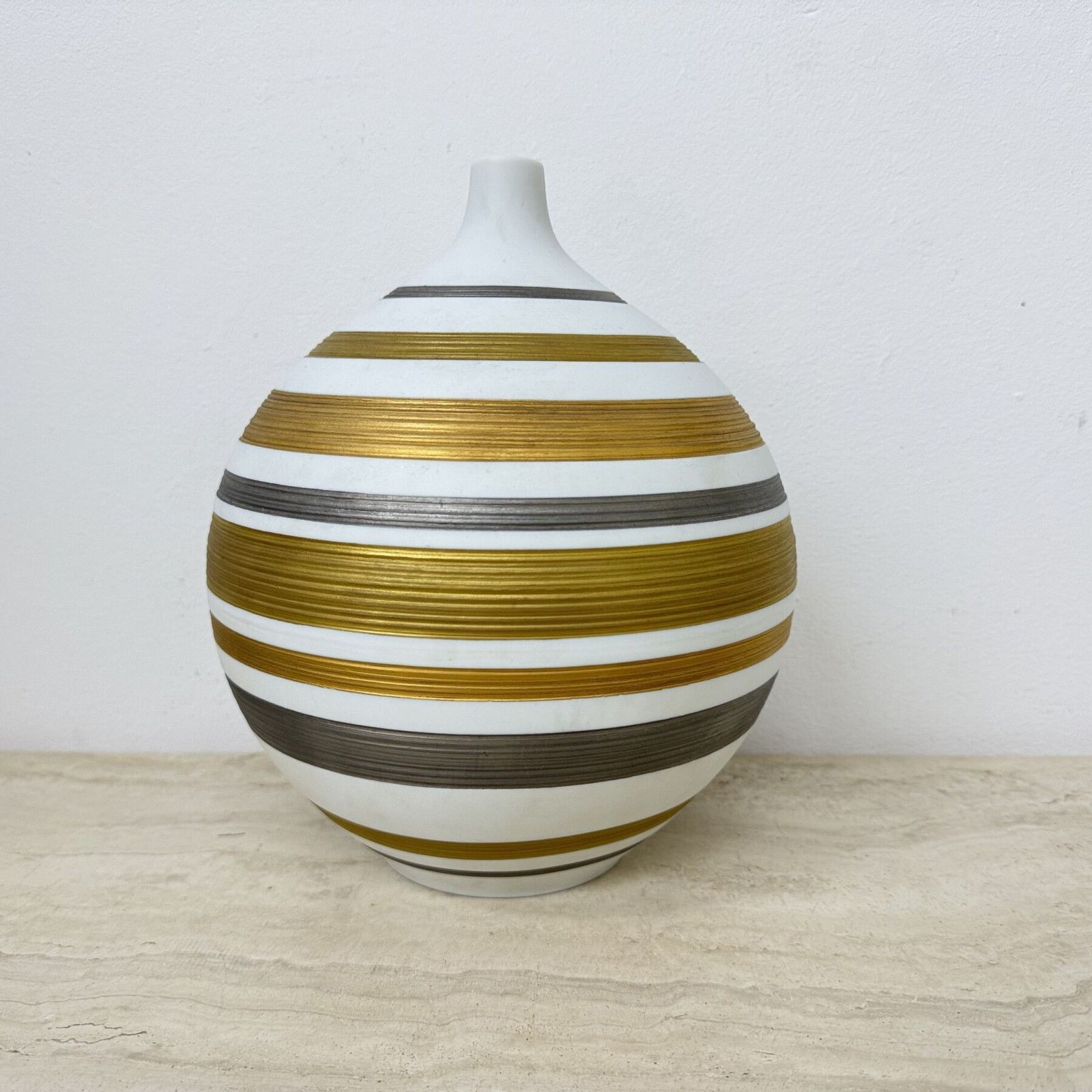 Mid Century Design Porcelain Vase By Hutschenreuther, 1970s photo for sale