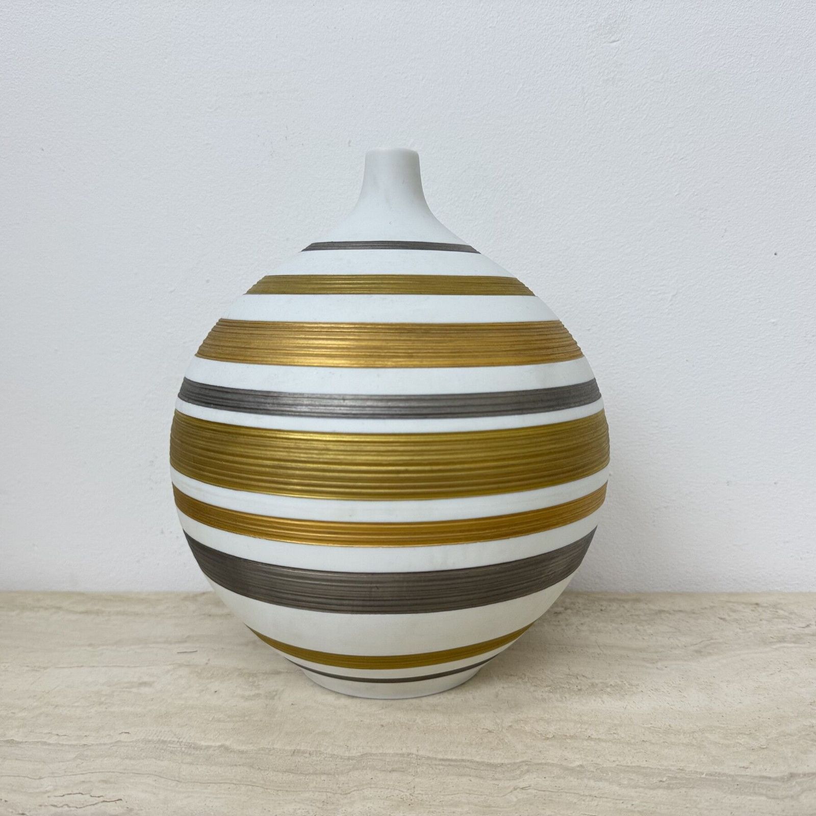 Mid Century Design Porcelain Vase By Hutschenreuther, 1970s photo Home Decor