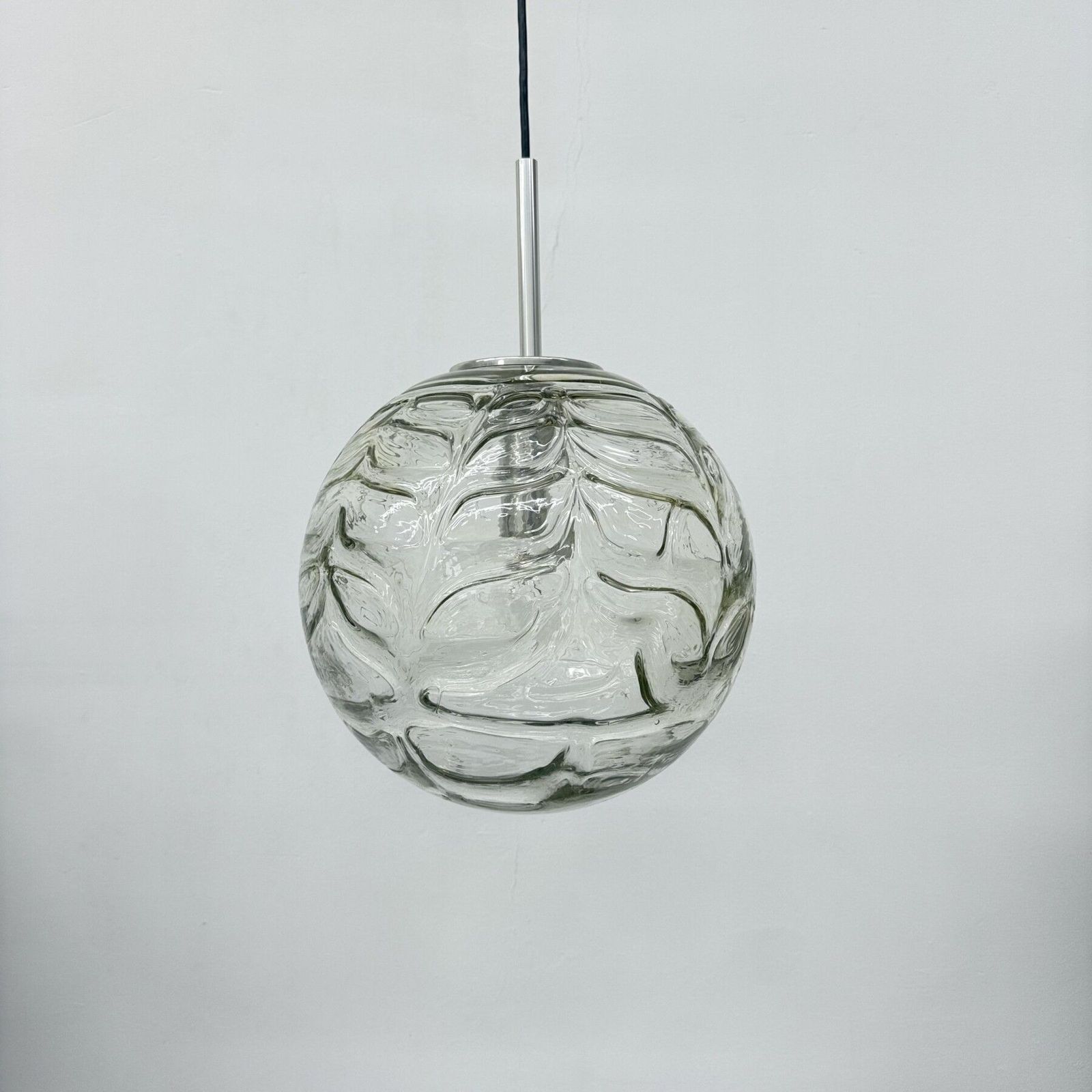 Doria Leuchten Glazen Hanglamp, Jaren 1970 photo 348.0