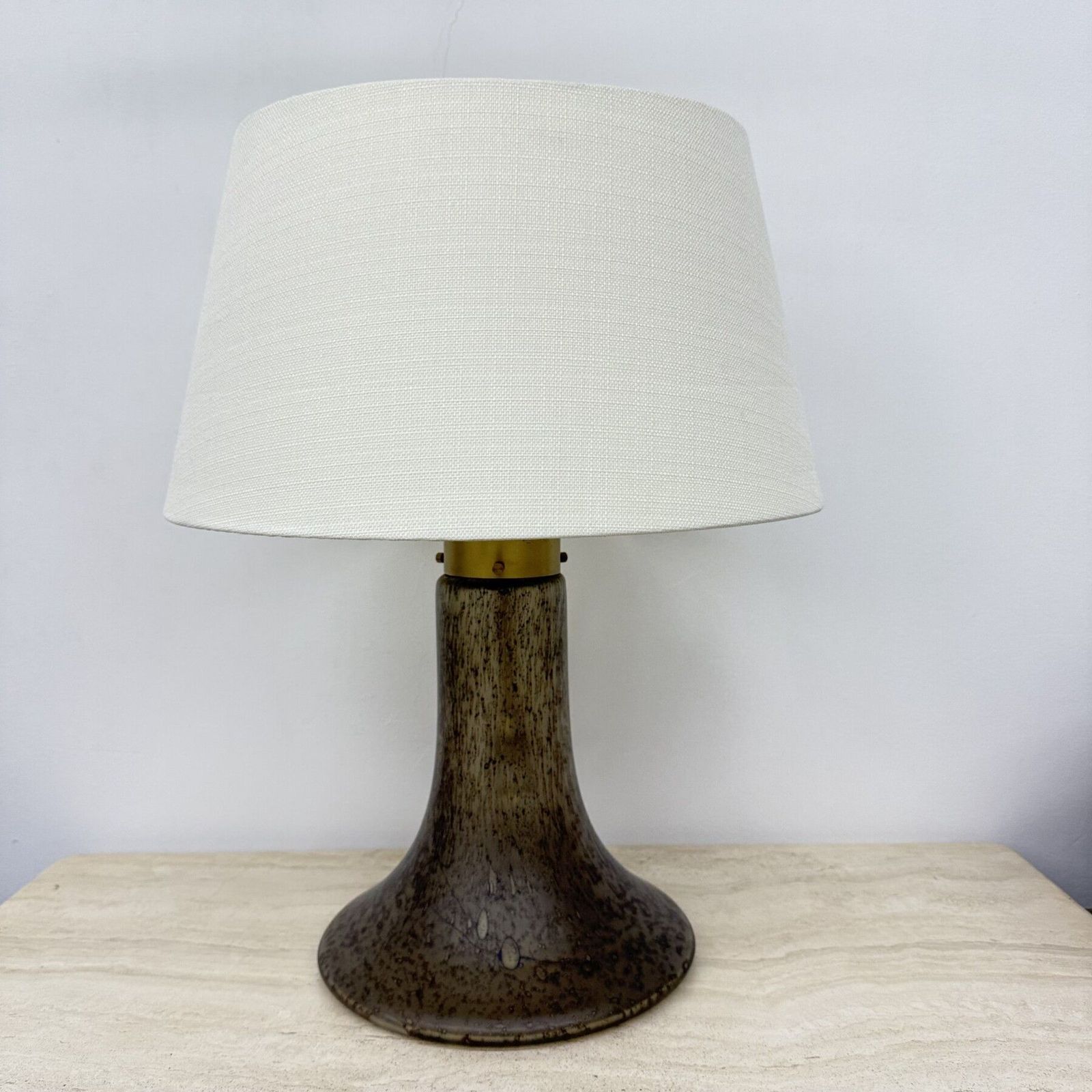 Peil & Putzer Glazen Tafellamp, Jaren 1970 photo Verlichting