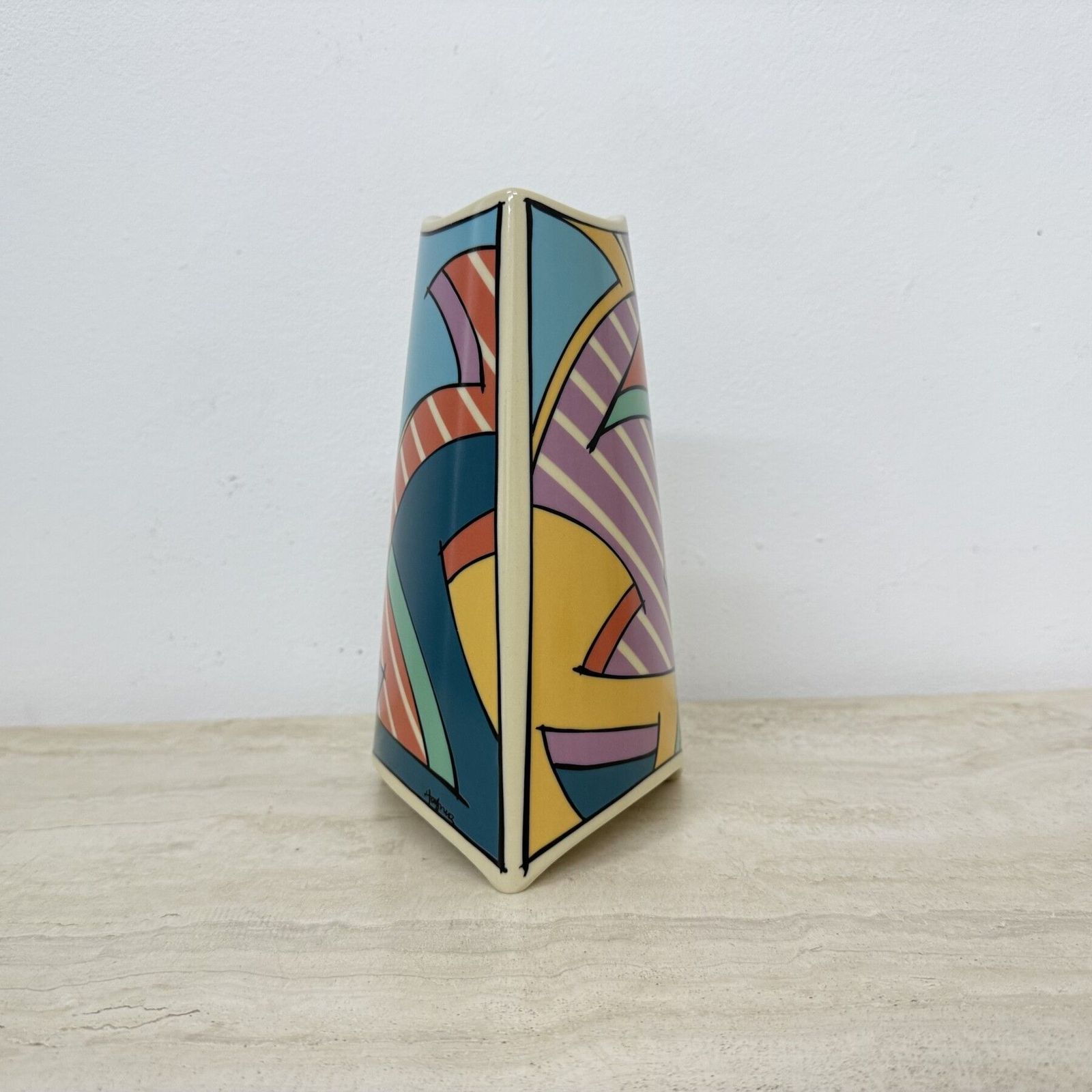 Rosenthal Studio Linie Flash One Vase Ceramic , 1980s Memphis photo buy