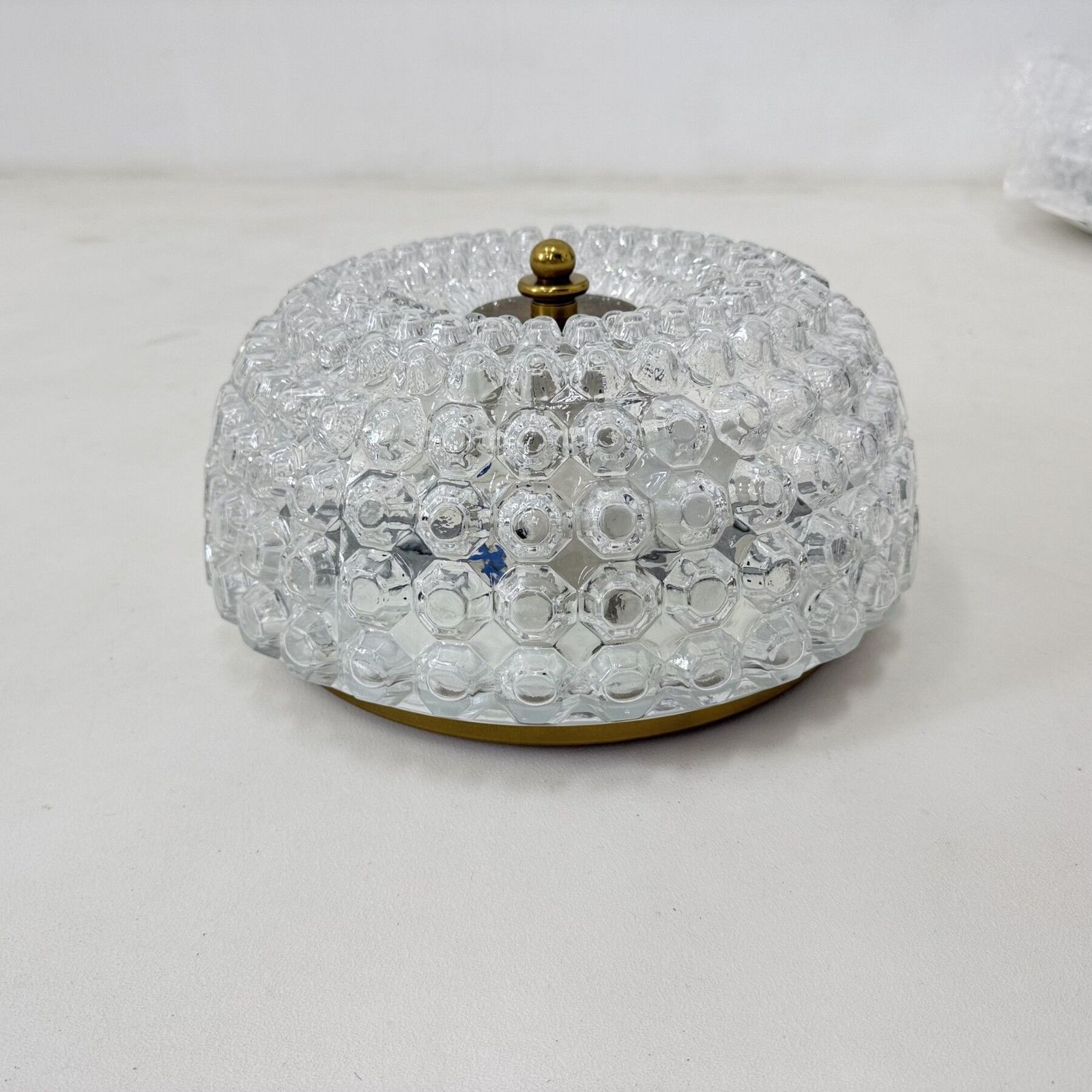 photo for sale Limburg Glashütte Plafondlamp, Jaren 1970