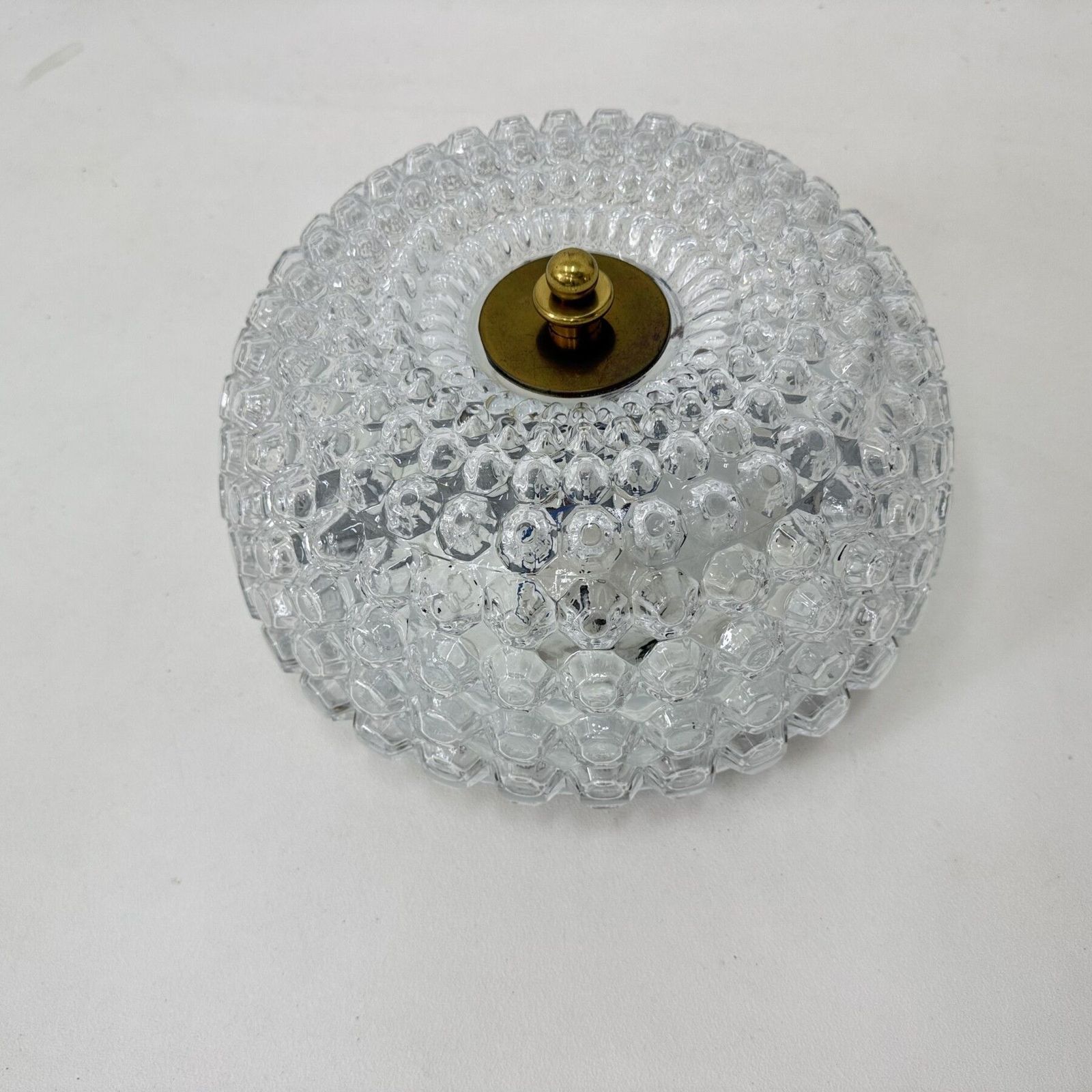 photo vinterior Limburg Glashütte Plafondlamp, Jaren 1970