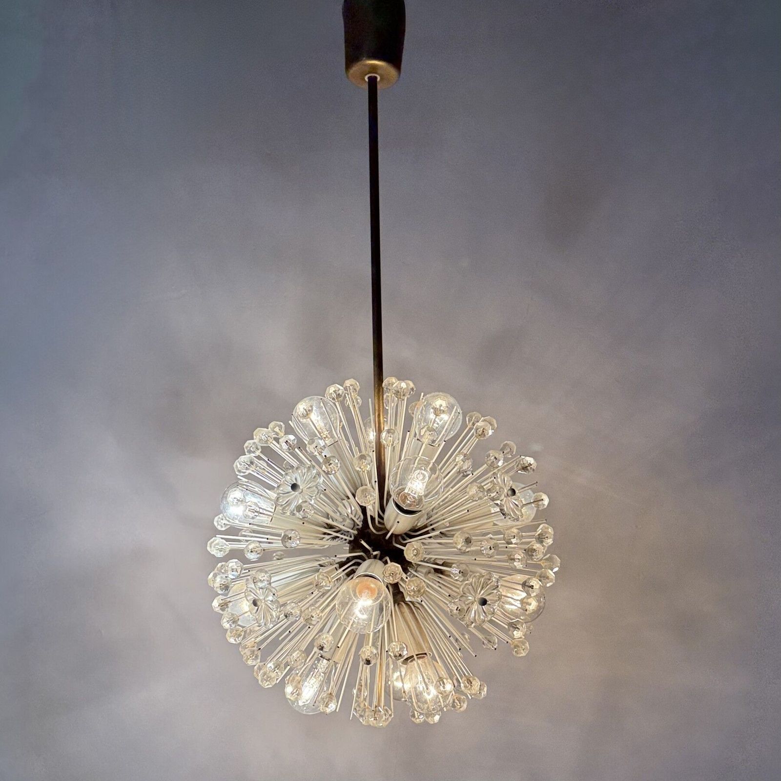 Snowball Hanging Lamp By Emil Stejnar For Rupert Nikoll, 1950s photo for sale