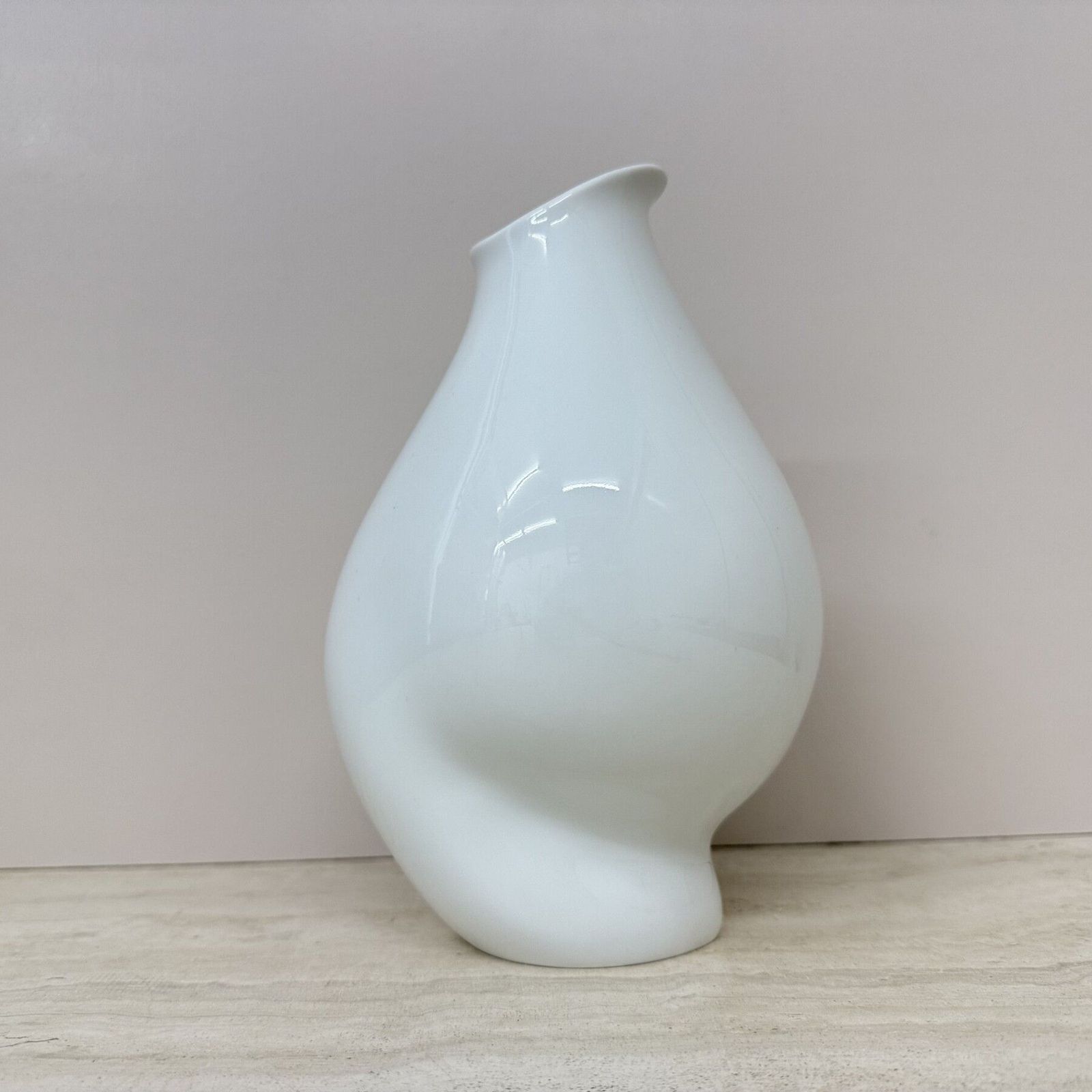 Big Vase With The Seven Faces Of Fritz Heidenreich, Rosenthal, 1950s photo vintage